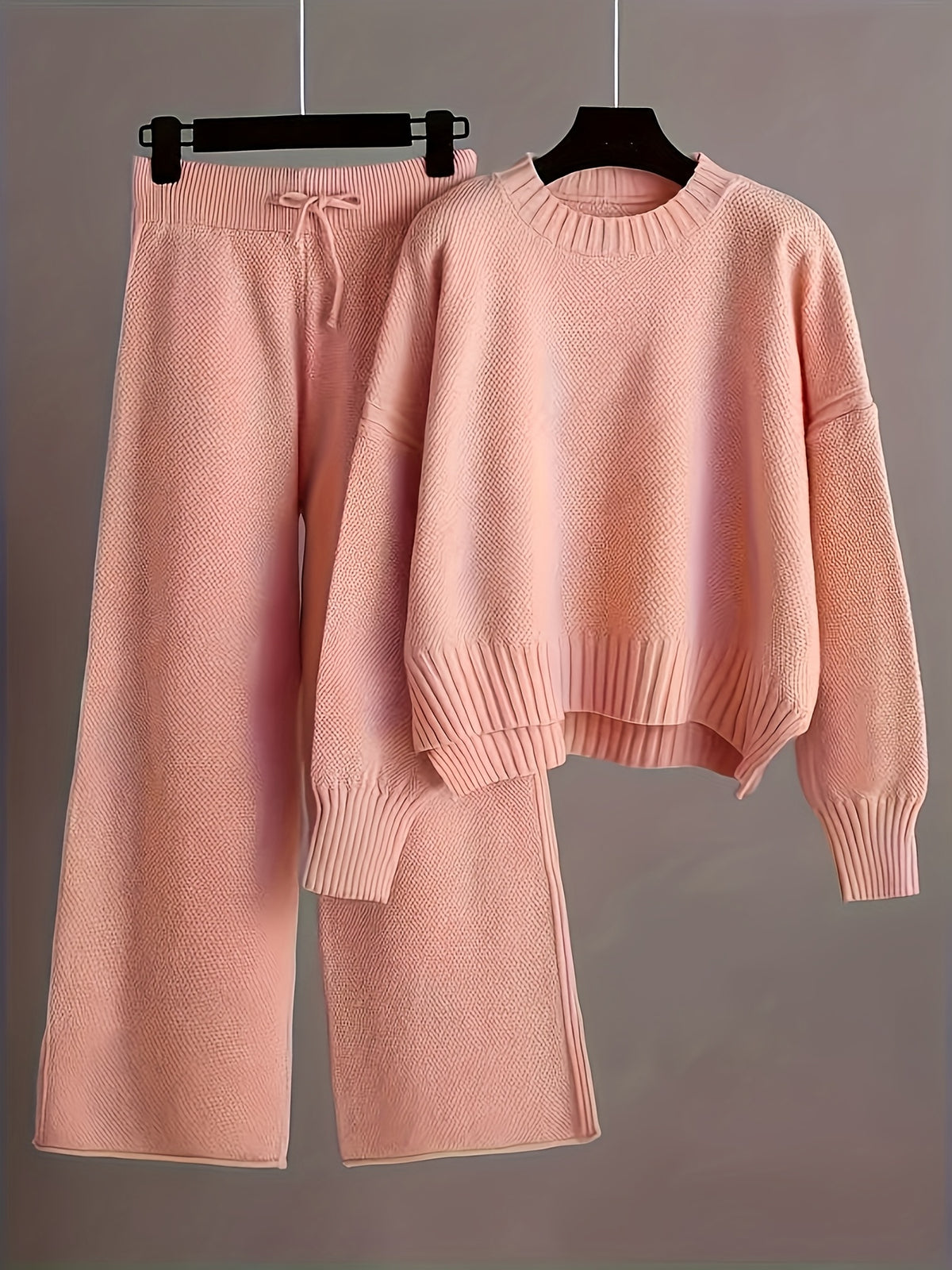 Women's Casual Sweater , Loose Pullover Two-piece Set , Autumn/Winter