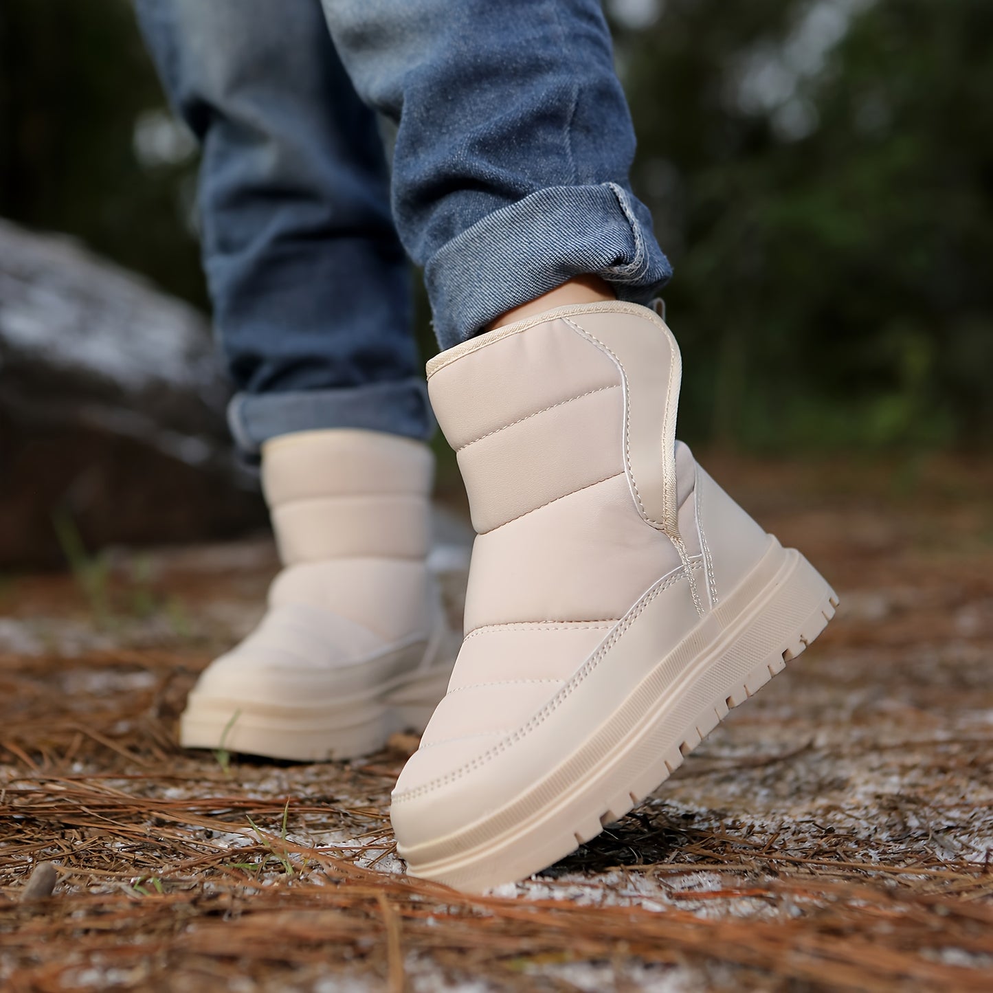 Kids High-Top Winter Snow Boots with Zipper Closure & TPR Sole - Heavy-Duty High Quality Cold Weather Boots with Cushioned Insole, Round Toe & Arch for Boys & Girls (Toddlers to Youth) - Ideal for School, Playground, Travel,