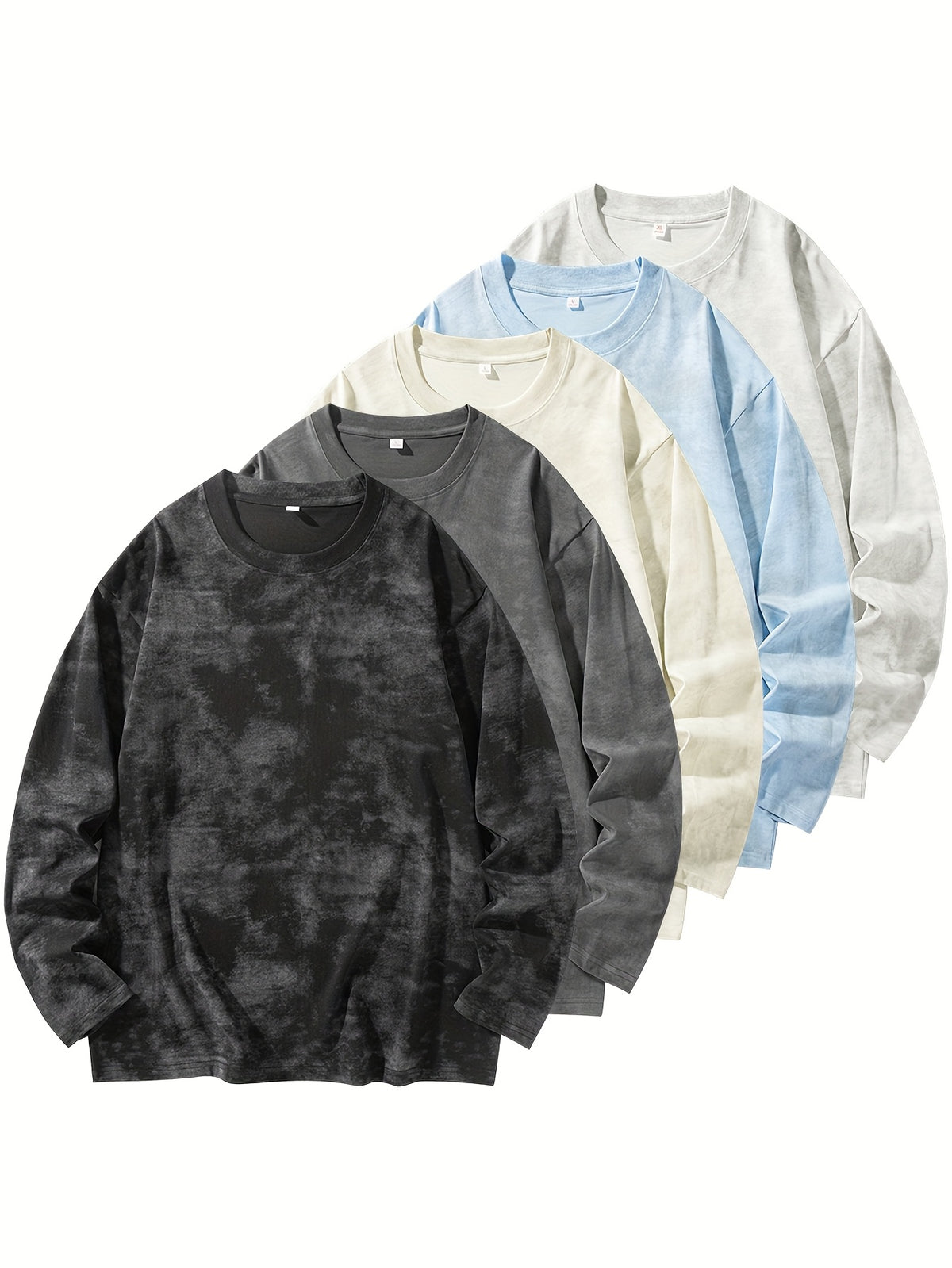 Men'S Trendy Loose Tie Dye Long Sleeved Hoodie with Unique Style And Exquisite Detail Fabric Brings Ultimate Comfort, Suitable for Casual Strolls, Friend Gatherings And Other Relaxed Occasions