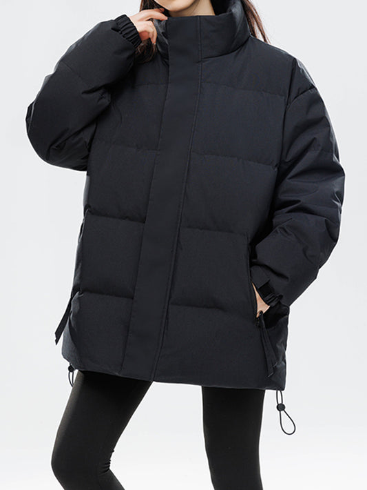 2025 Winter Heavyweight Duck Down Jacket - Thick Insulated Unisex Coat with Full-Zip Front, Loose Fit H-Line Silhouette & Full-Length Zipper Closure, Duck Down Filling for Men & Women, Casual Winter Outerwear for Cold Weather