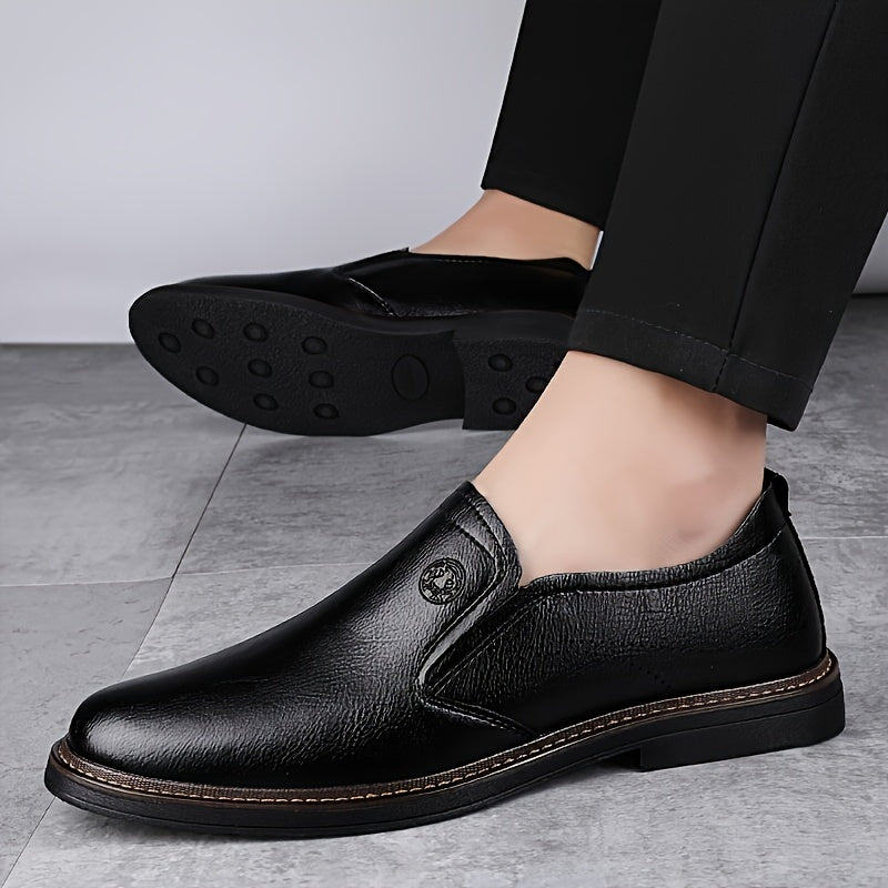 [Breathable Split Loafers] Breathable CLOHOO Men's Split Loafers - Comfortable Slip-On Casual Shoes with Soft Rubber Sole for All Seasons