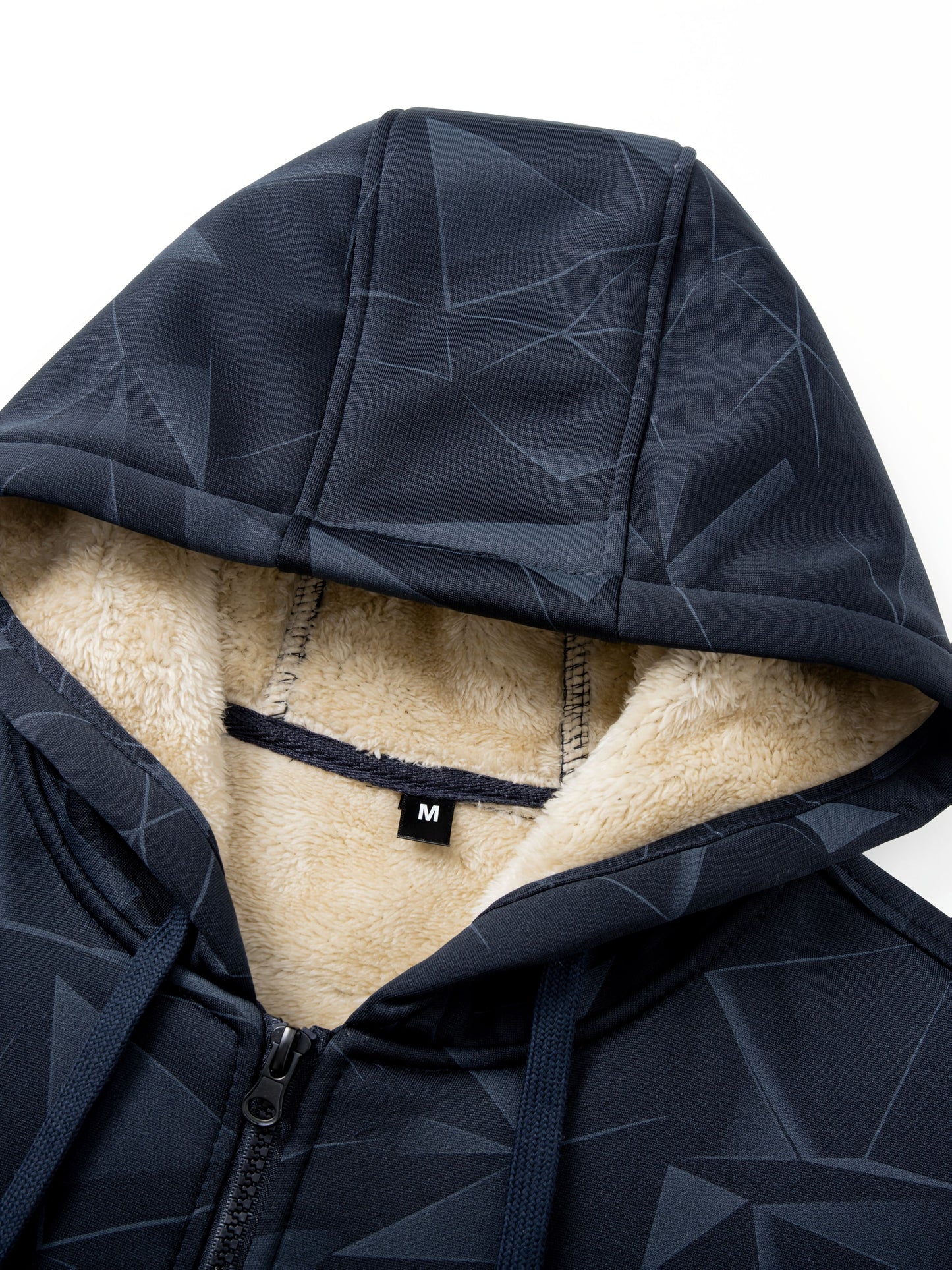 Men's Plus Size Winter Jacket/Thick Insulated Hooded Coat/Full-Zip Closure/Heavy-Duty Outerwear for Cold Weather/Full-Zip Front & Side Pockets/Formal & Everyday Winter Jacket for Men (available In, Navy, Brown)/Ideal For Chri