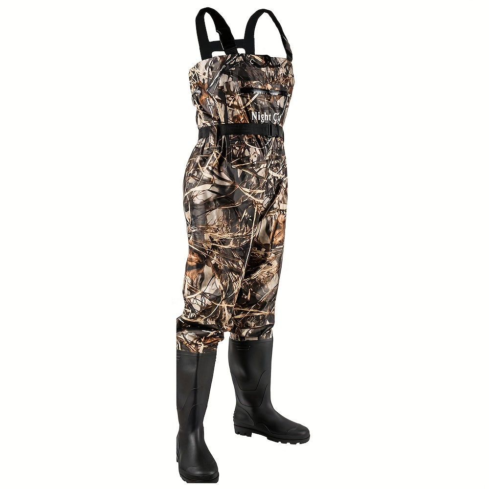 Unisex Chest Waders for Fishing And Hunting, Featuring Boot Footstraps, Breathable And Lightweight Design, Available in Sizes 6.5 to 13