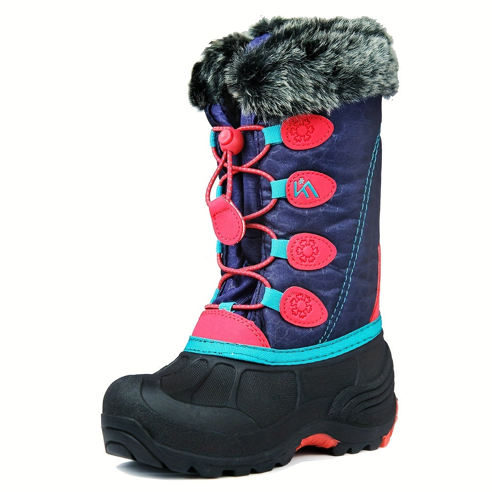ICEFACE Kids Winter Snow Boots Warm Mid-Calf Anti-Slip, Boys Shoes, Girls Shoes, Girls Winter Boots, Shoes For Girls, Toddler Boots, Toddler Shoes, Bottes Pour Enfants Filles, Girls Slippers, Toddler Slippers, Girl Slippers,