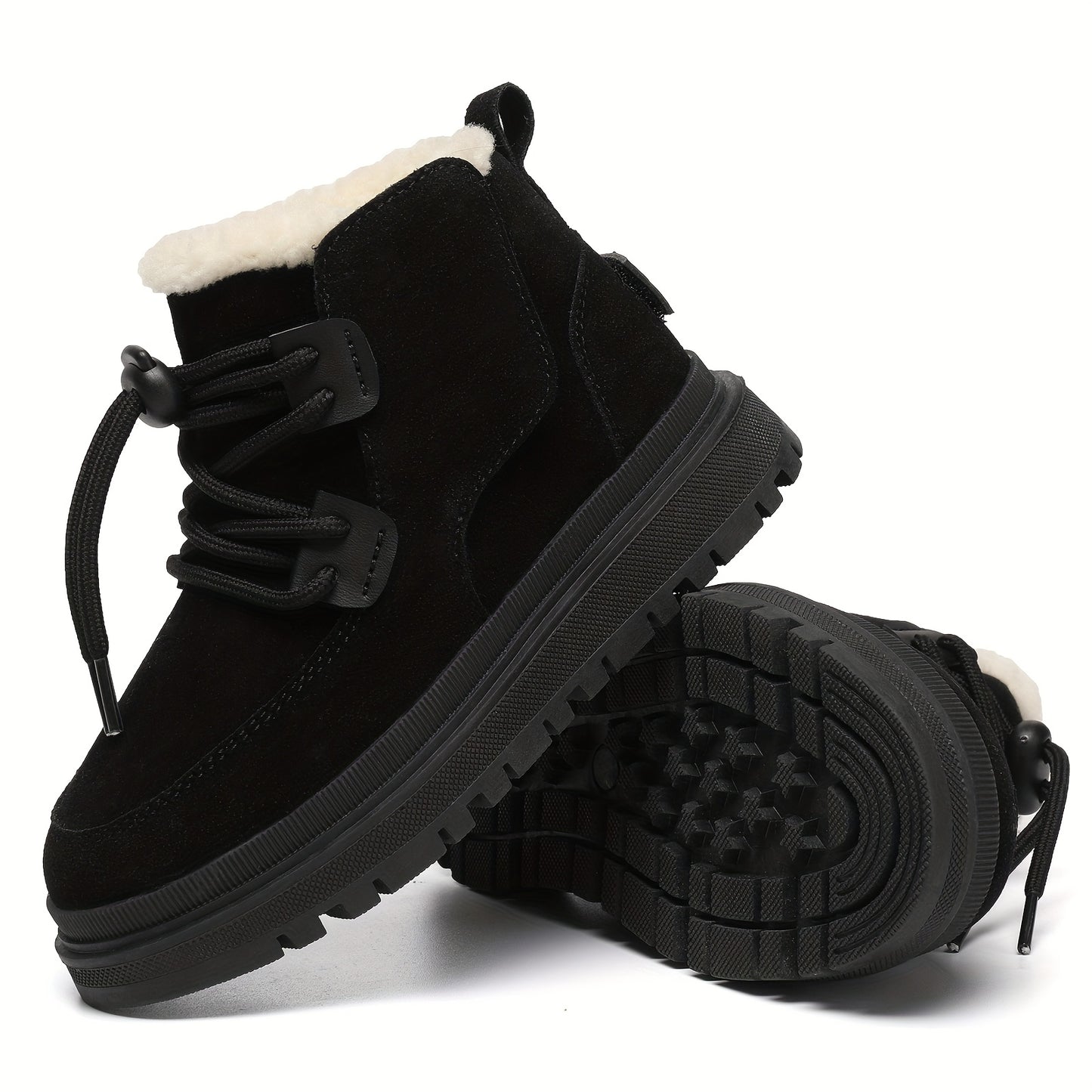 New Kids' Snow Boots, Autumn and Winter Outdoor Shoes, Fashionable Short Boots, Hiking Shoes, Thickened Sole - Comfortable and Warm, Suitable for Boys and Girls, Boots For Girls, Winter Boots For Girls, Snow Boots For Girls