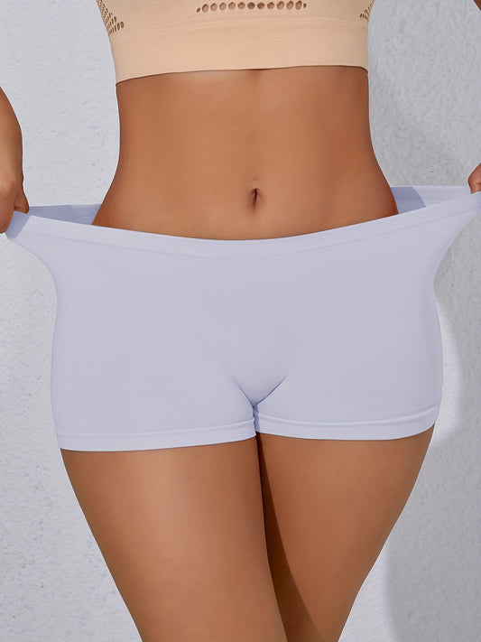 7-pack Flat Corner Safety Pants For Women, One-piece Seamless Leggings, Women'S Four Cornered Underwear