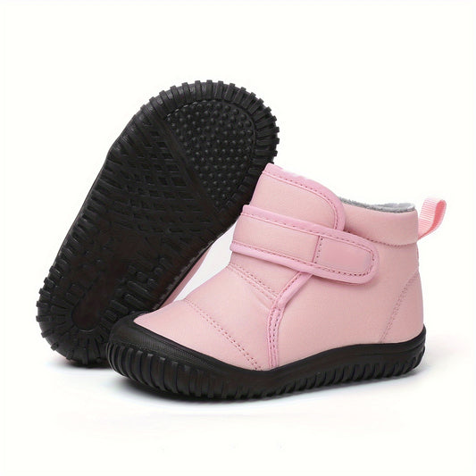 Comfortable Snow Hiking Boots for Boys and Girls - Warm Lined, Non-Slip, Cozy, High-Quality, Breathable, Easy-Walk Ankle Boots, Suitable for Winter Outdoor Hiking and Adventures, Cold Weather Footwear, Cozy Footwear, Nonslip