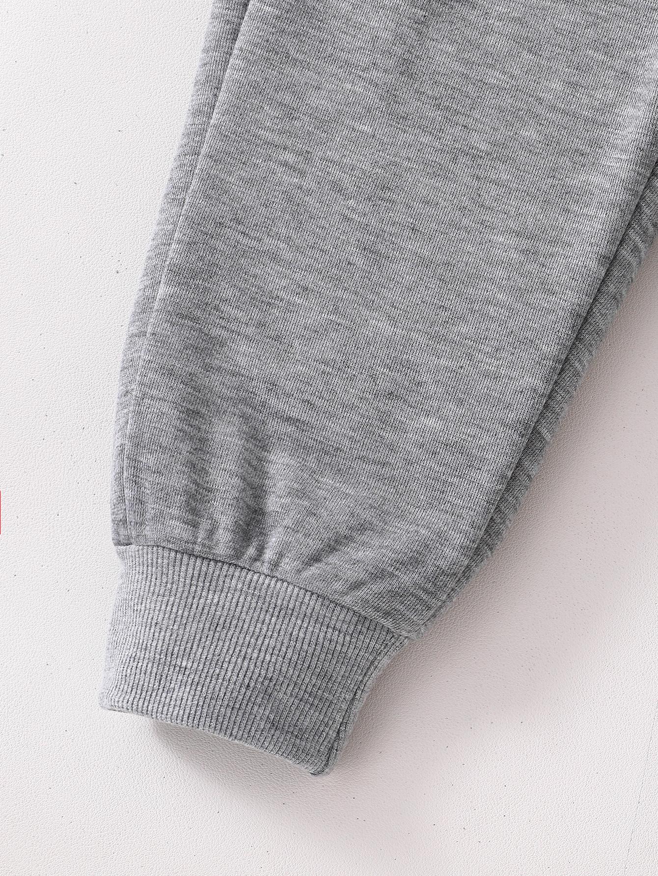 8pcs Boys' Long Pants Set with Elastic Waist & Adjustable Drawstring - Soft Breathable Athletic Pants with Pockets, Multi-Color (/Red/Grey) for Active Play & Casual Attire - Winter Warmth, Easy On/Off, Durable 'rousers for Sc