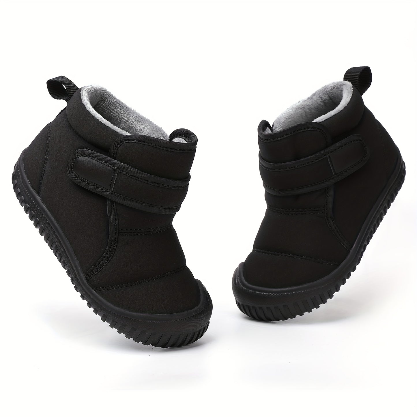 Comfortable Snow Hiking Boots for Boys and Girls - Warm Lined, Non-Slip, Cozy, High-Quality, Breathable, Easy-Walk Ankle Boots, Suitable for Winter Outdoor Hiking and Adventures, Cold Weather Footwear, Cozy Footwear, Nonslip