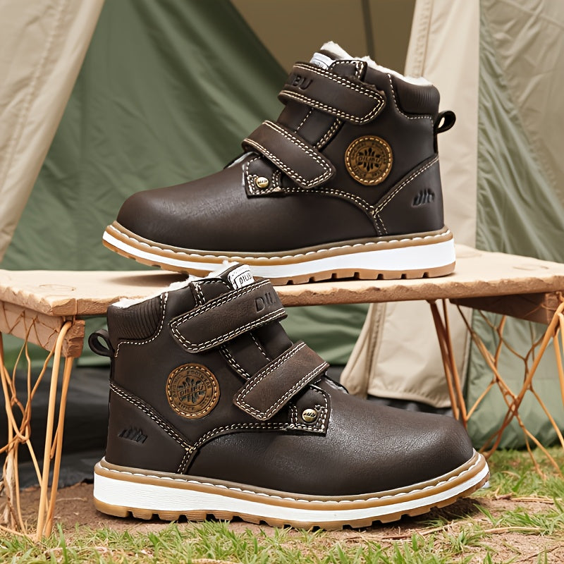 2025 New Small Size Kids' Shoes, Boys Winter Snow Boots, Thickened Mid-Top Fleece-Lined Sneakers for Girls and, Winter Shoes for Kids, Snow Boots Kids High Quality, Kids Snow Shoes, Winter Boots, Snow Boots for Kids
