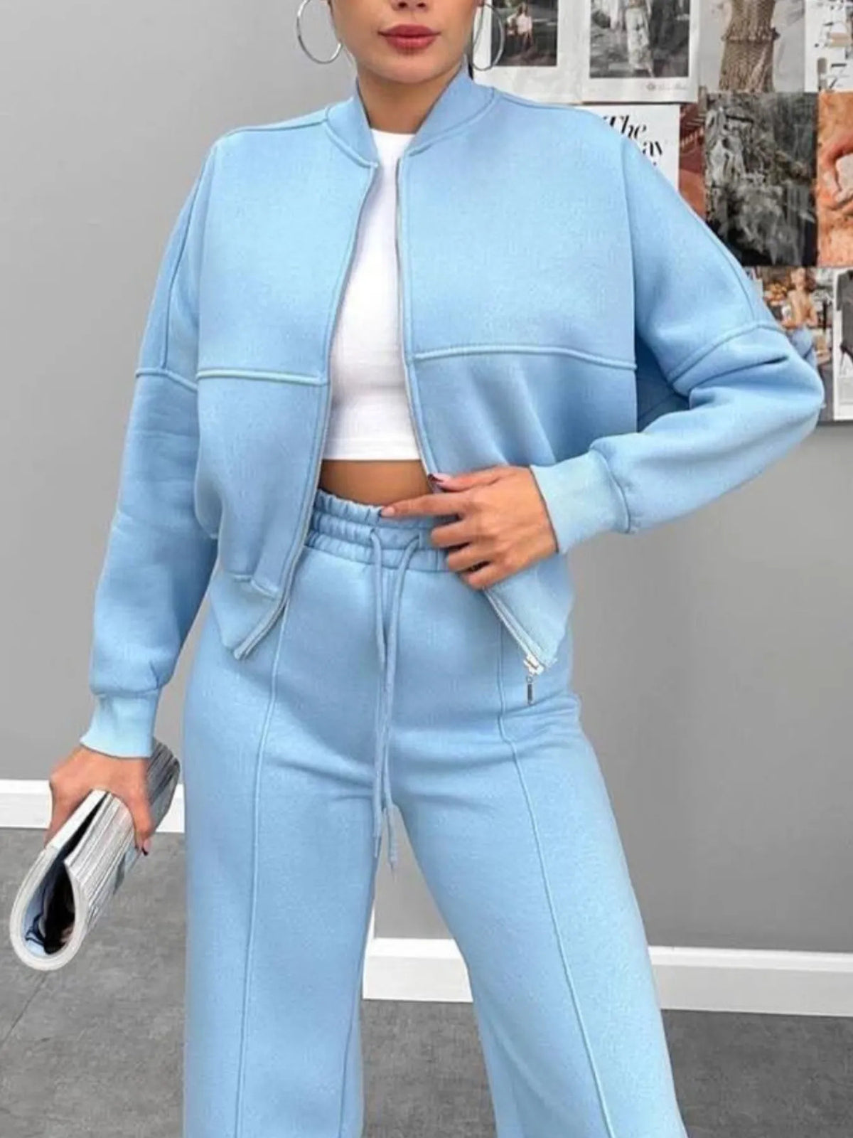 Trending Two Piece Set- Street Style Cardigan& Pants Women's Fall Winter Must-Have