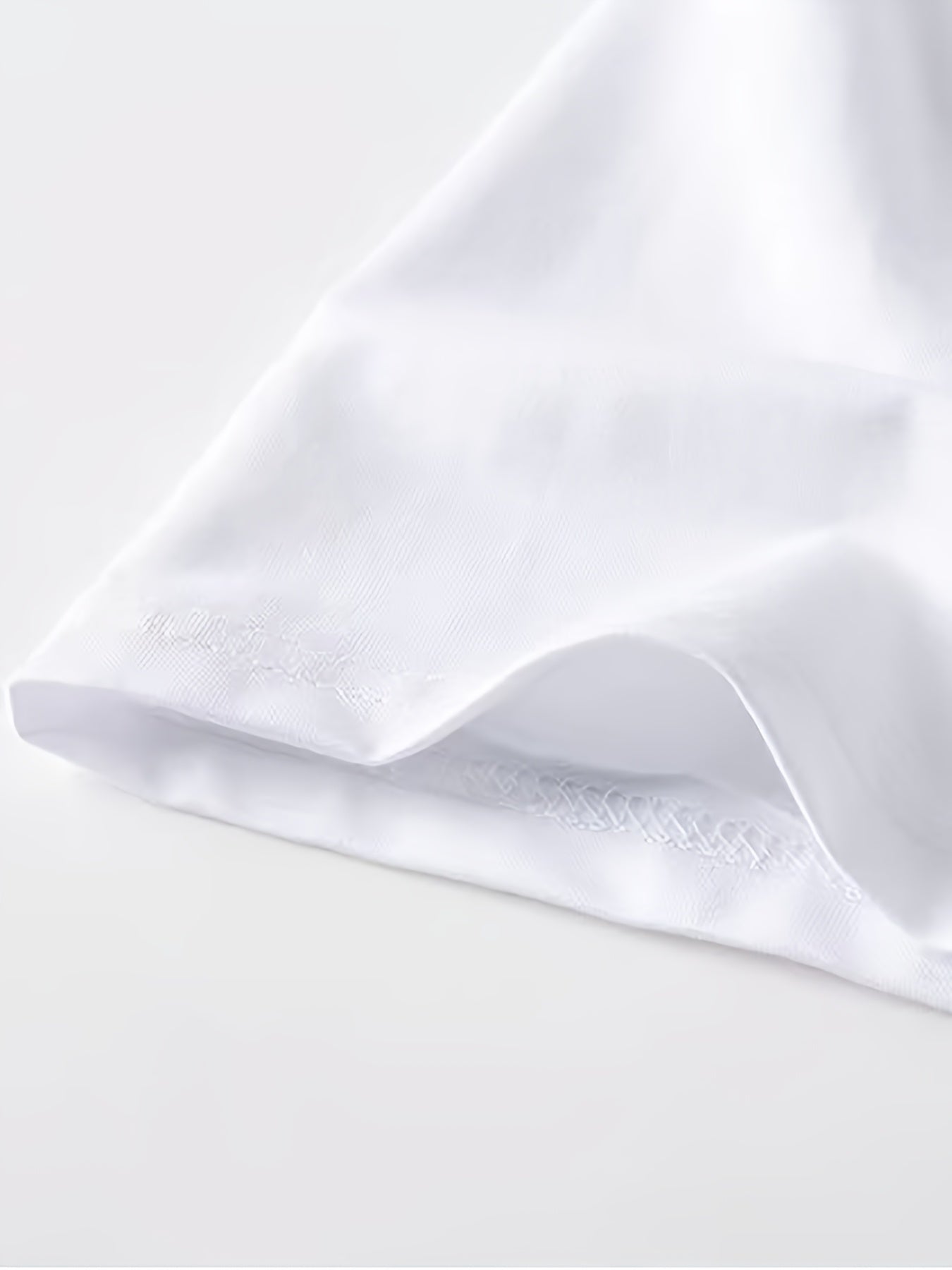 [5pcs Men's White Tees] 5pcs Men's White Solid Color Short-Sleeve T-Shirts - Tight-Fit Breathable Round Neck Gym Basic Tees for Fitness, Underwear & Layering | Year-Round Casual Wear | Bulk Pack for Cost Savings (s/SMen)