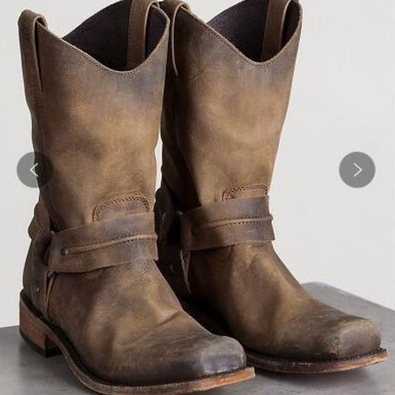 Unisex Mid-Calf Boots | Thickened and Warm Ankle Boots, Full-Coverage Microfiber, Rubber Sole, Suitable for Daily Outdoor Winter Wear