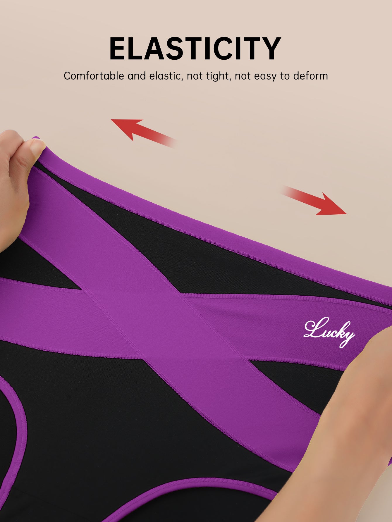 8pcs High Waist Women's Color Clashing Shaping Panties, Cross Waistband Design, Comfortable And Breathable Mesh Fabric, Wrapping Belly, Shaping Body, Polyester And Spandex Blend, High Waisted Tummy Tucking Underwear, Suitable