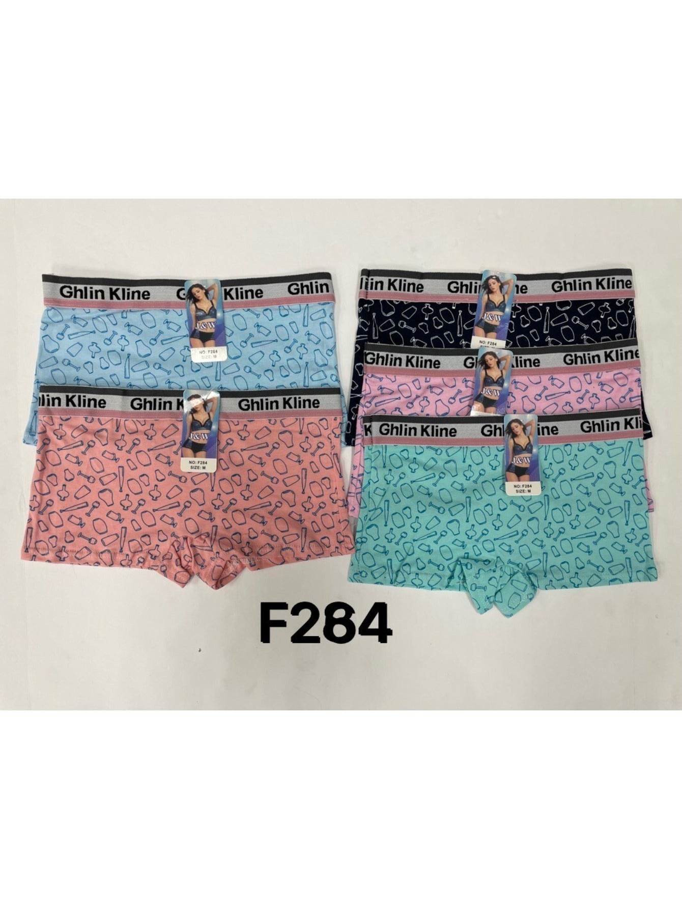 Random 5 Womens Boyshorts Panties Briefs 95% Cotton, 5% Spandex Hipster Bikini Underwear