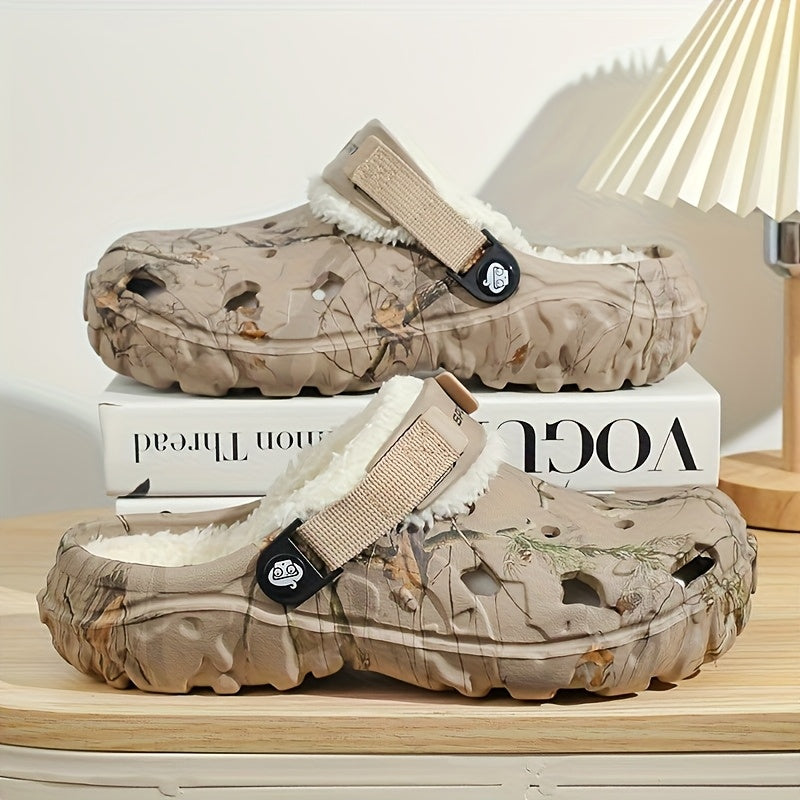 New Slippers for Men, Winter Indoor Home Warm Anti-Slip Slippers