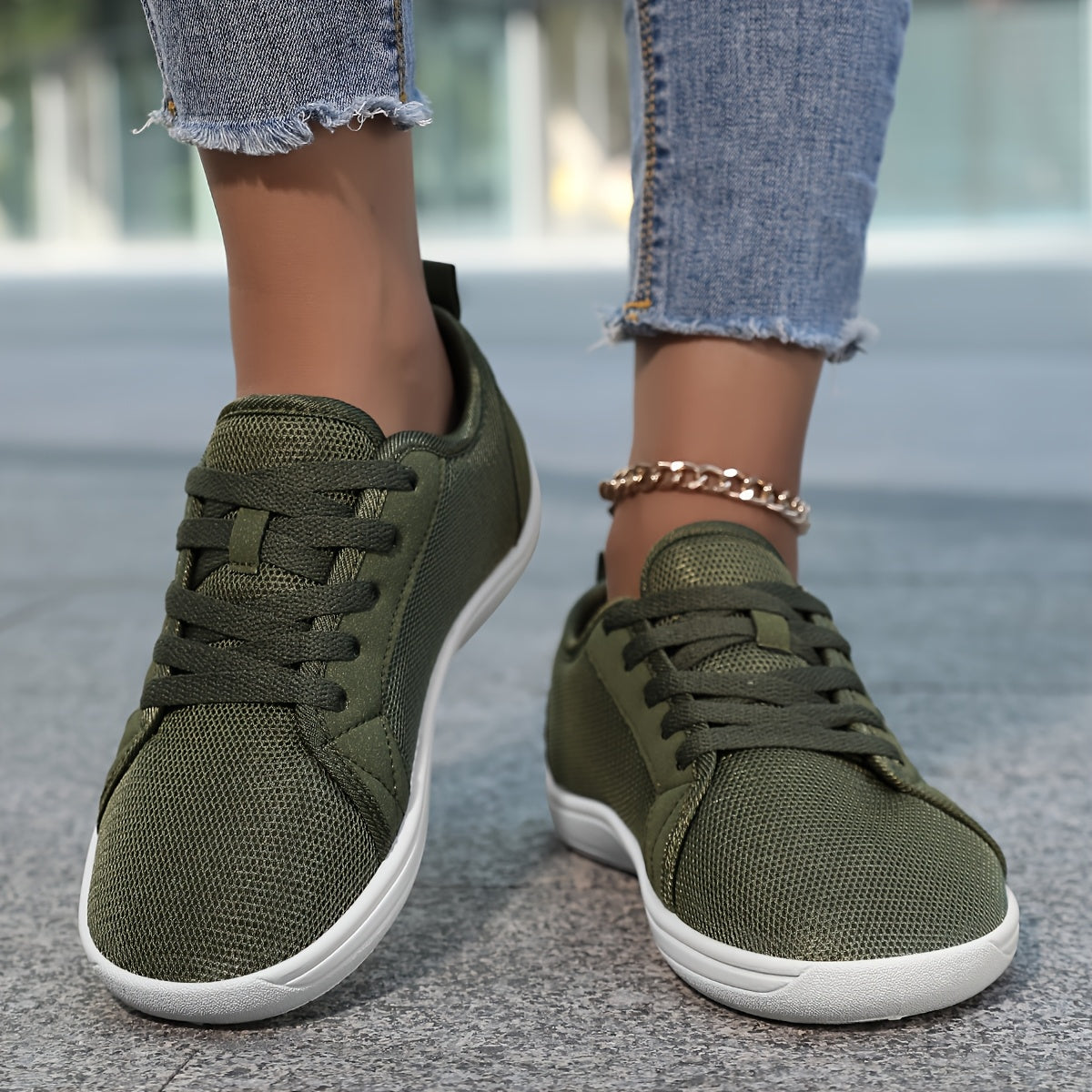 Women's Barefoot Shoes • Zero Drop Minimalist Walking - Wide Toe Box • Flexible TPR Sole & Soft Footbed • Low-Top Round Toe for - /Outdoor Wear • Comfortable for Walking, Standing, Errands • Women Shoes, Sneakers