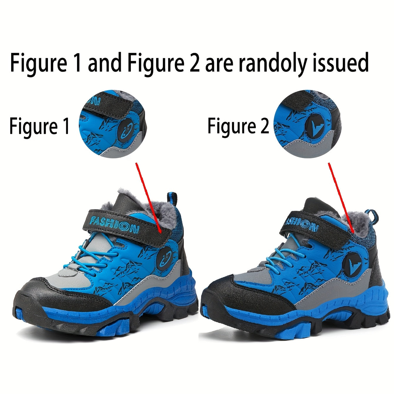 JUNGLEHUNTER Boys' & Girls' Winter Boots - Plush Lining, Warm & Comfortable Mid-Calf Hiking Boots with Non-Slip TPR Sole, Round Toe & Hook-and-Loop Closure, Durable Youngsters'S Footwear, Stylish Youngsters'S Footwear, Outdoo