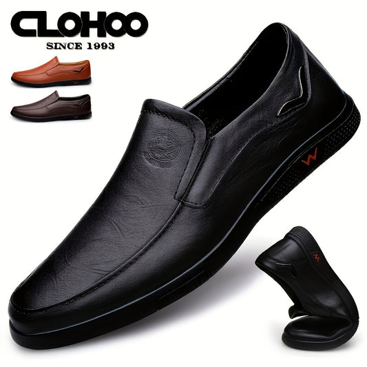 CLOHOO Men's Anti-Slip Fashion Slip-On Casual Shoes