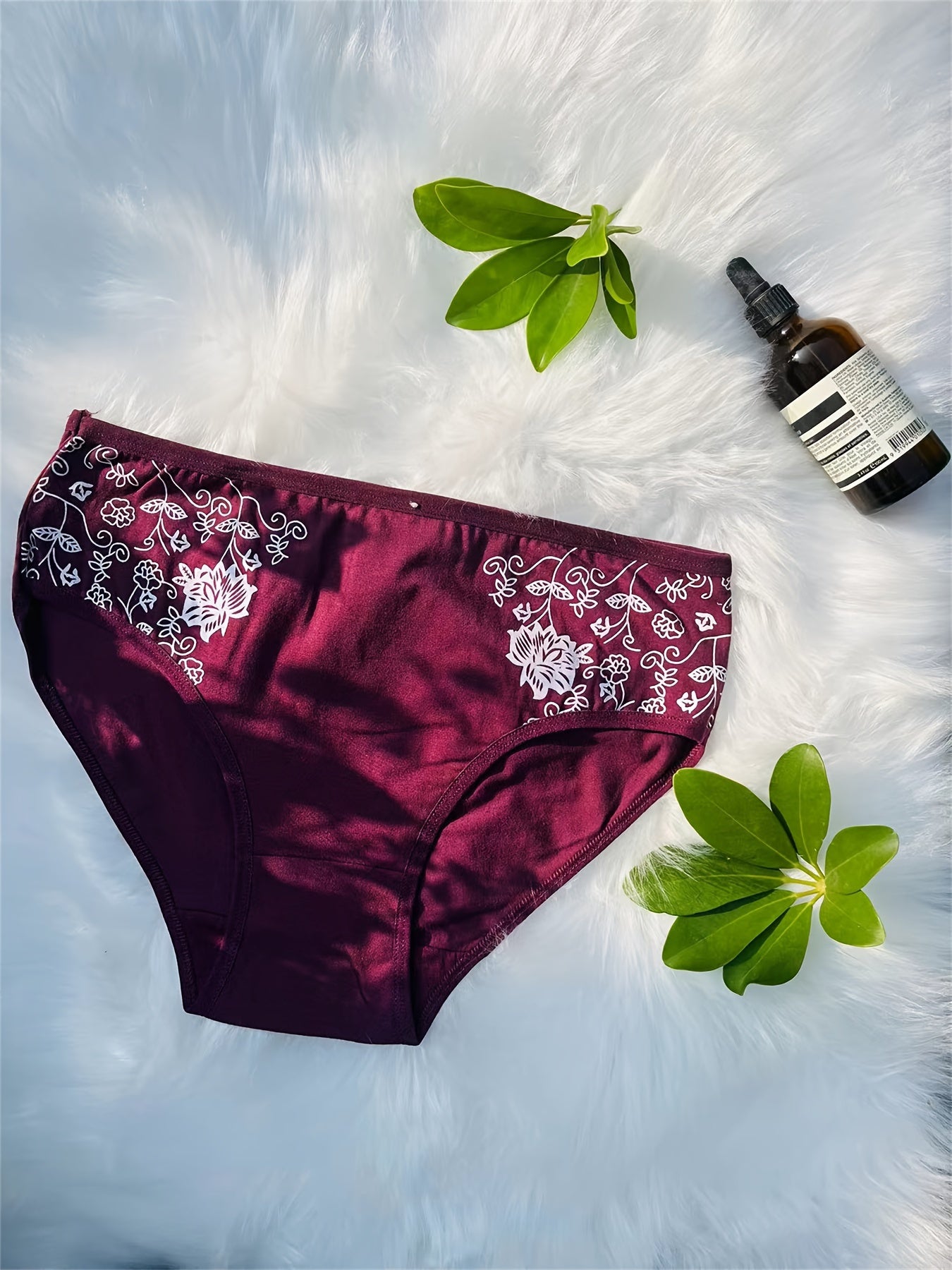 12pcs/Set Mid Waist Pure Print Panties Women Body Slimming Underwear Breathable Ladies Briefs Sexy Comfort Ladies Lingerie (6 Color Random Delivery)