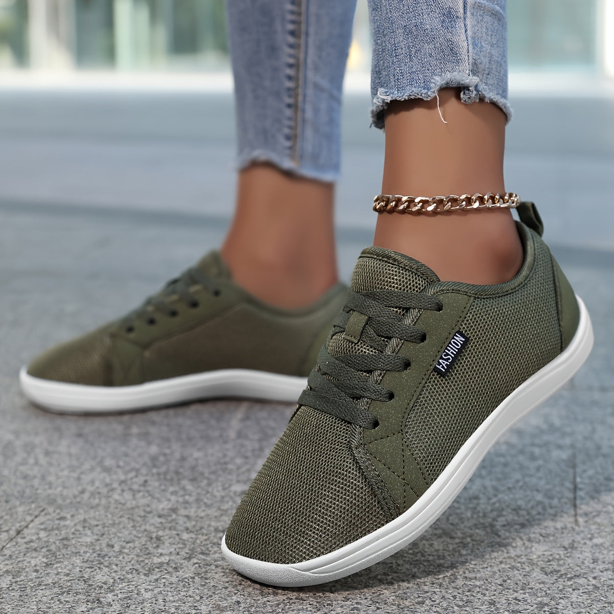 Women's Barefoot Shoes • Zero Drop Minimalist Walking - Wide Toe Box • Flexible TPR Sole & Soft Footbed • Low-Top Round Toe for - /Outdoor Wear • Comfortable for Walking, Standing, Errands • Women Shoes, Sneakers