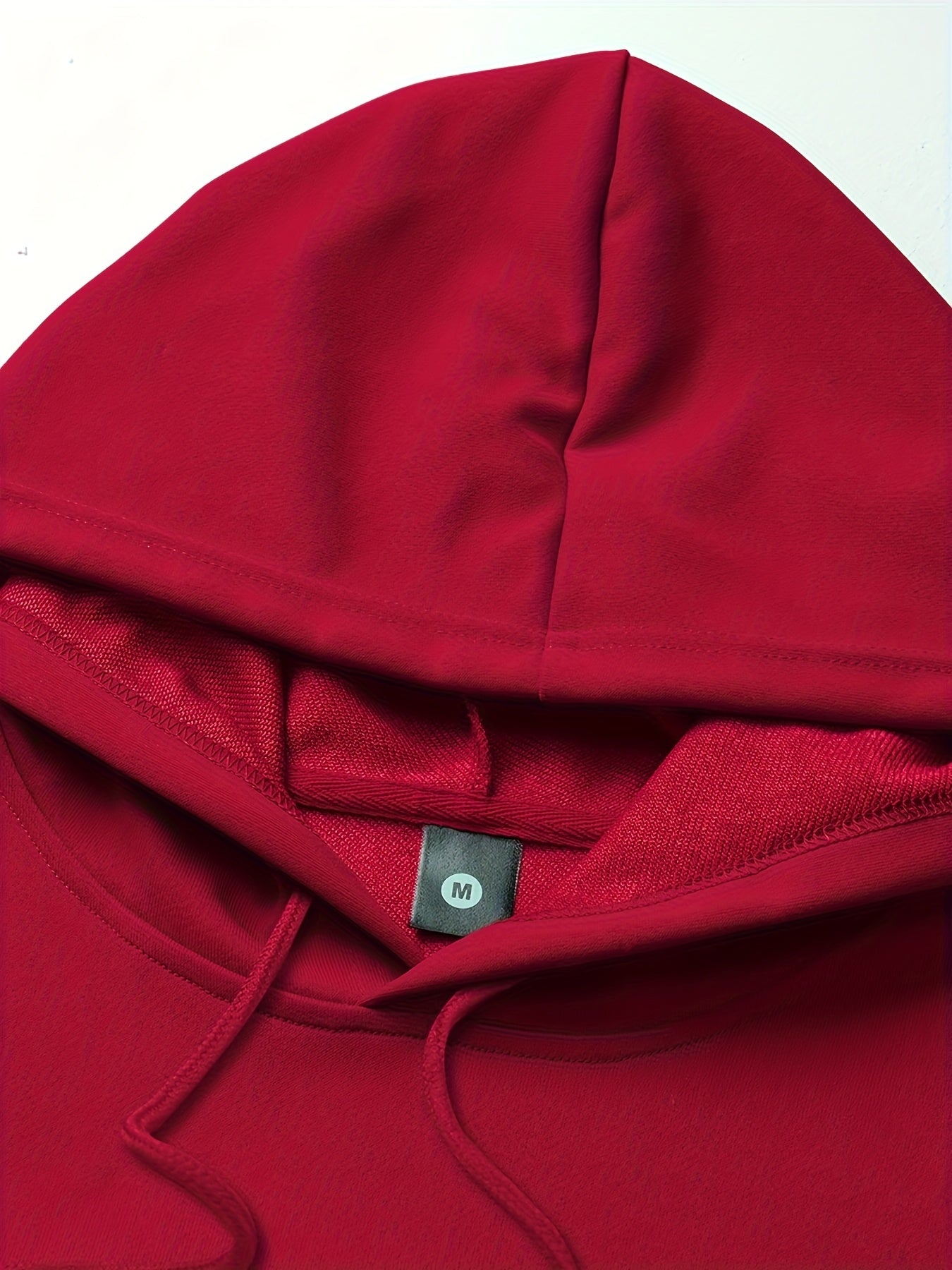 5pcs Solid Color Men's Hooded Long Sleeve Sweatshirts with Kangaroo Pocket - Breathable Pullover Sweaters, Machine Washable Outdoor Gym Jogging Wear, Spring/Fall Casual Layering (Regular Fit, 5pcs Bulk Order Discount)