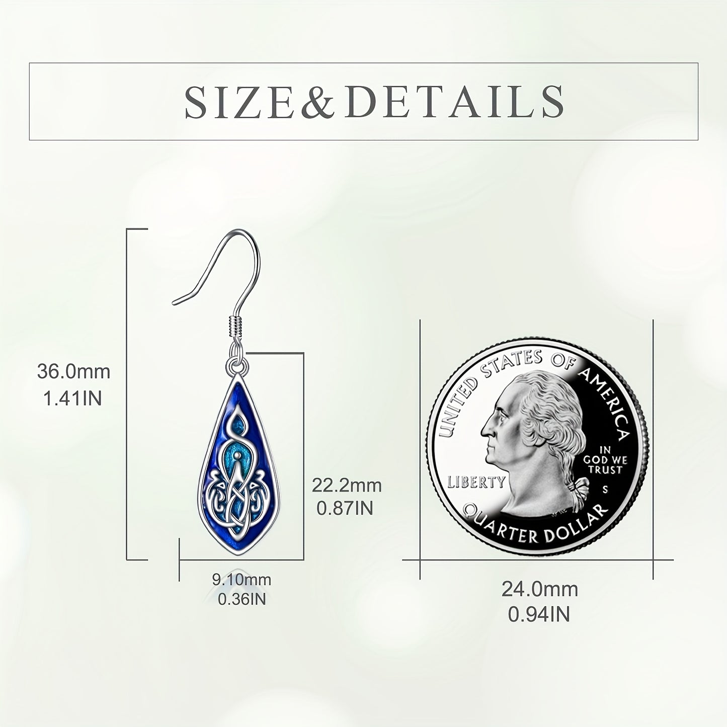 Irish Celtic Earrings Sterling Silver Irish Knot Jewelry For Women Mother Day Birthday Christmas Gifts