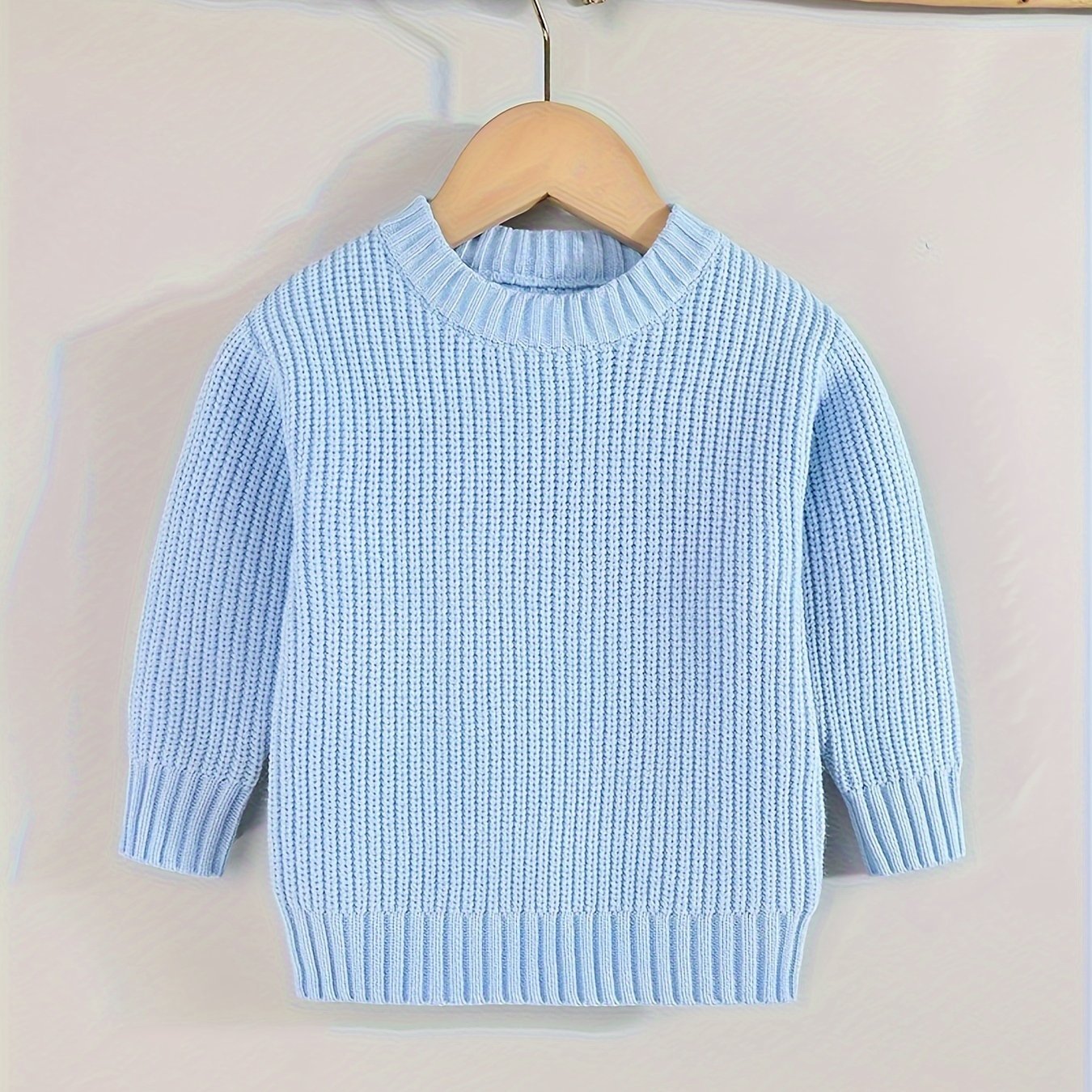 Keep Your Baby Warm And Stylish This Winter with A Knit Sweater Pullover Top!