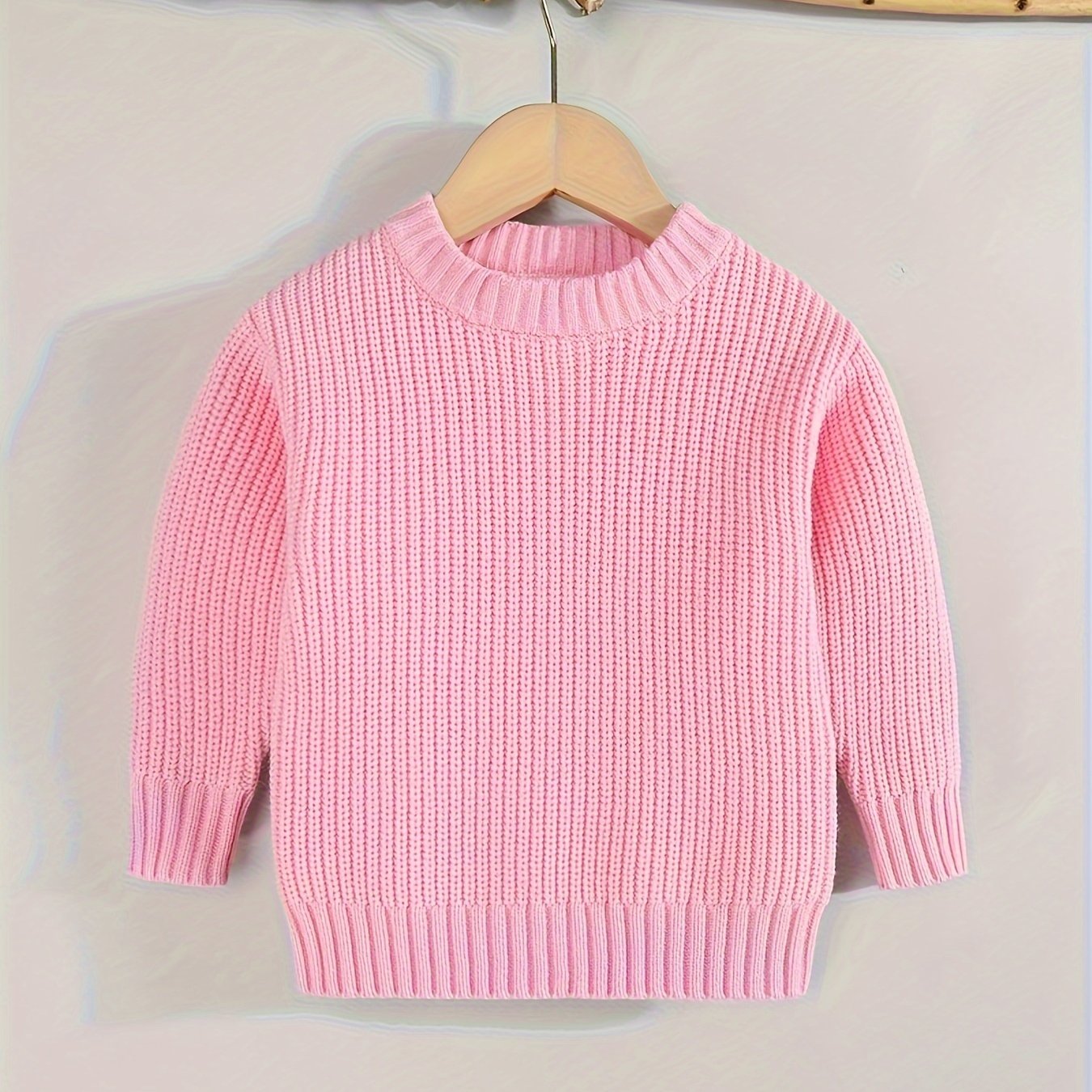 Keep Your Baby Warm And Stylish This Winter with A Knit Sweater Pullover Top!