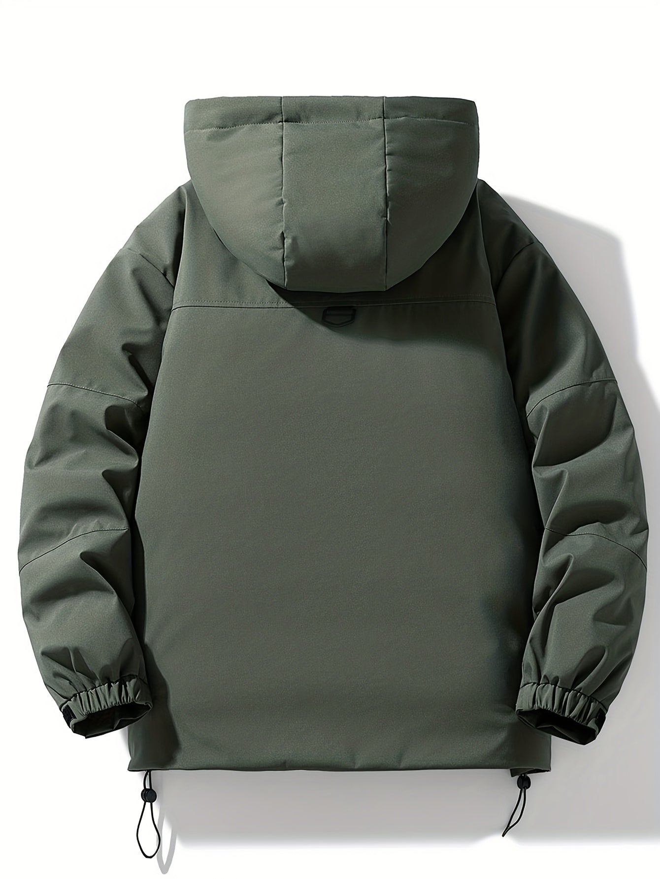 2025 Winter New Style Duck Down Jacket - Heavyweight Insulated Hooded Full-Zip Unisex Coat, Super Loose Fit with Adjustable Drawstring & Long Sleeves, Duck Down Filling for Men & Women, Casual & Workwear Outerwear (No-Stretch
