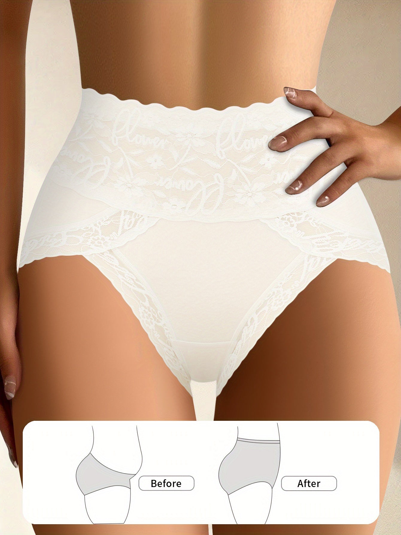 QUASTI 6pcs Women Underwear High Waist Tummy Control Panties- Seamless Butt Lifting Body Shaper, Soft Comfortable Breathable Fit, Everyday Wear Essential in Multi-color