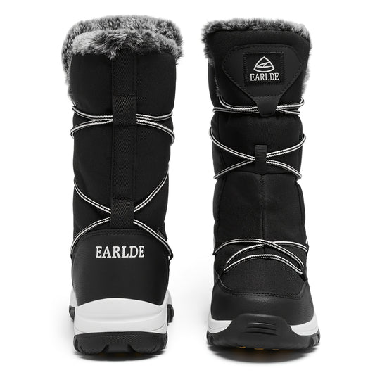 Women'S Winter Snow Boots Lightweight Warm faux fur Lined Mid-Calf Booties