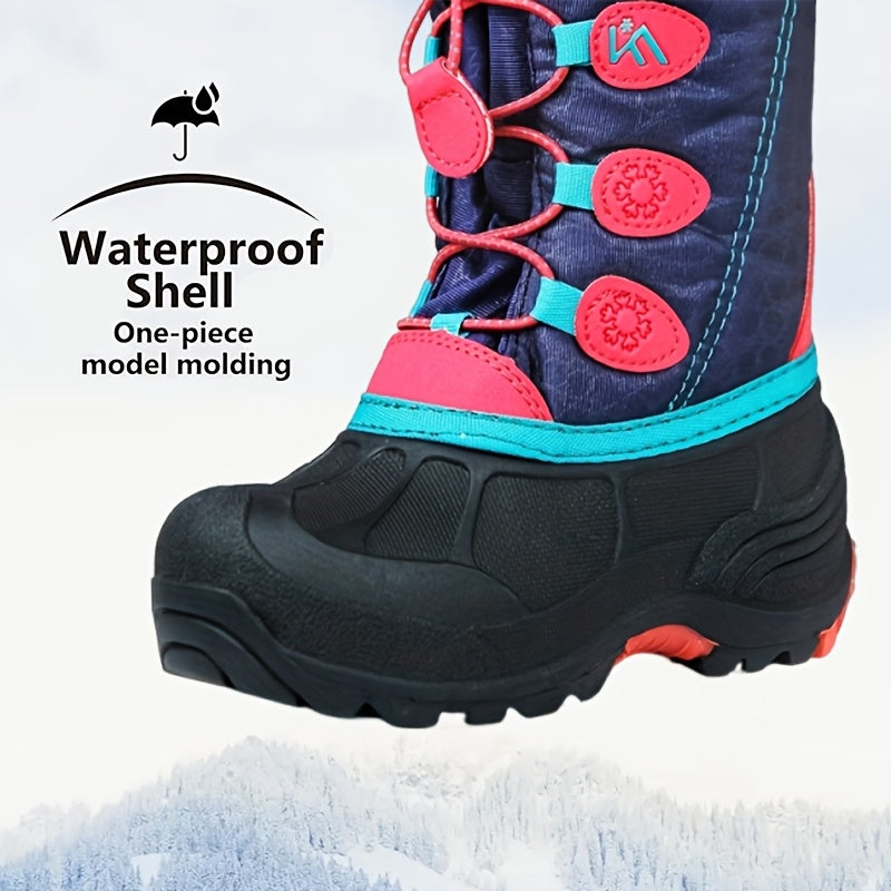ICEFACE Kids Winter Snow Boots Warm Mid-Calf Anti-Slip, Boys Shoes, Girls Shoes, Girls Winter Boots, Shoes For Girls, Toddler Boots, Toddler Shoes, Bottes Pour Enfants Filles, Girls Slippers, Toddler Slippers, Girl Slippers,