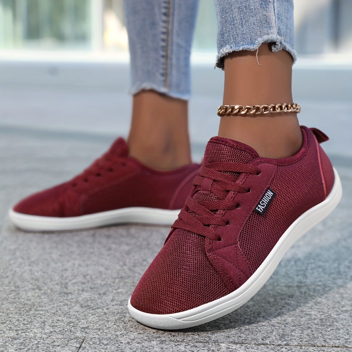 Women's Barefoot Shoes • Zero Drop Minimalist Walking - Wide Toe Box • Flexible TPR Sole & Soft Footbed • Low-Top Round Toe for - /Outdoor Wear • Comfortable for Walking, Standing, Errands • Women Shoes, Sneakers
