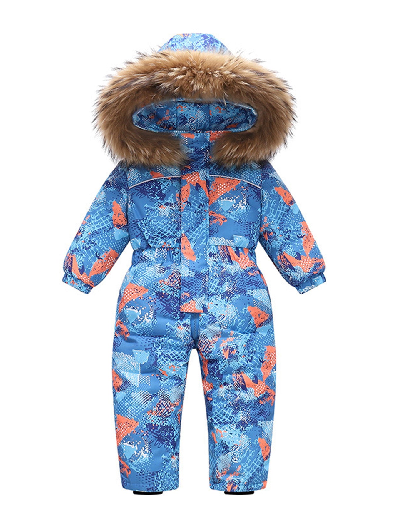 & Girls Thickened Winter Ski Suit - Full-Zip Hooded One-Piece Snow Suit with Pants, Warm Ski Jacket & Snow Coat for Kids Outdoor Skiing, Snowboarding, Cold Weather Play - All-Season (Hand Washable), Perfect for Outdoor