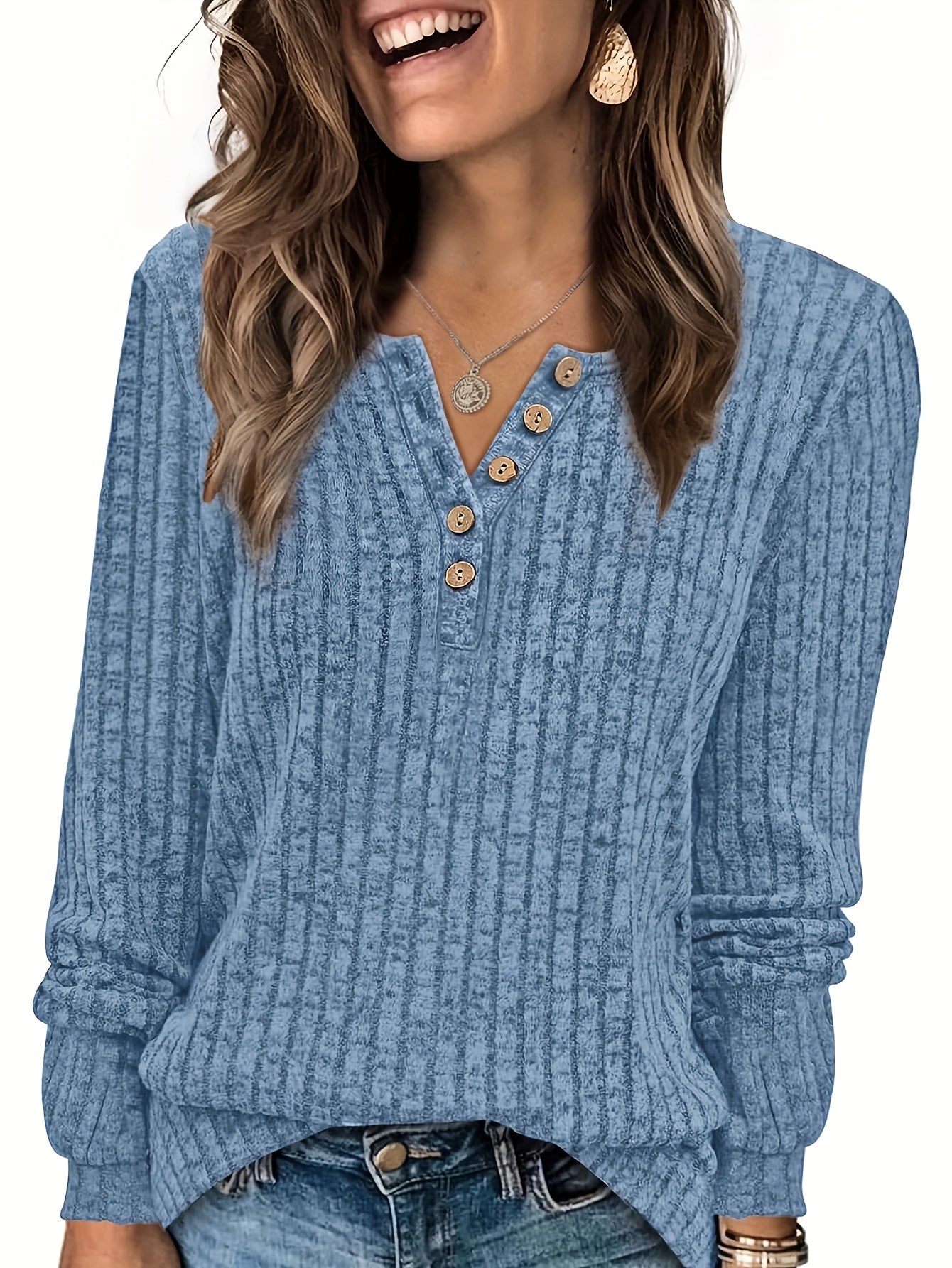 Three-Piece Women's Fashion Long-Sleeve Lightweight Casual Sweater Set with Buttoned T-Shirt for Autumn and Winter