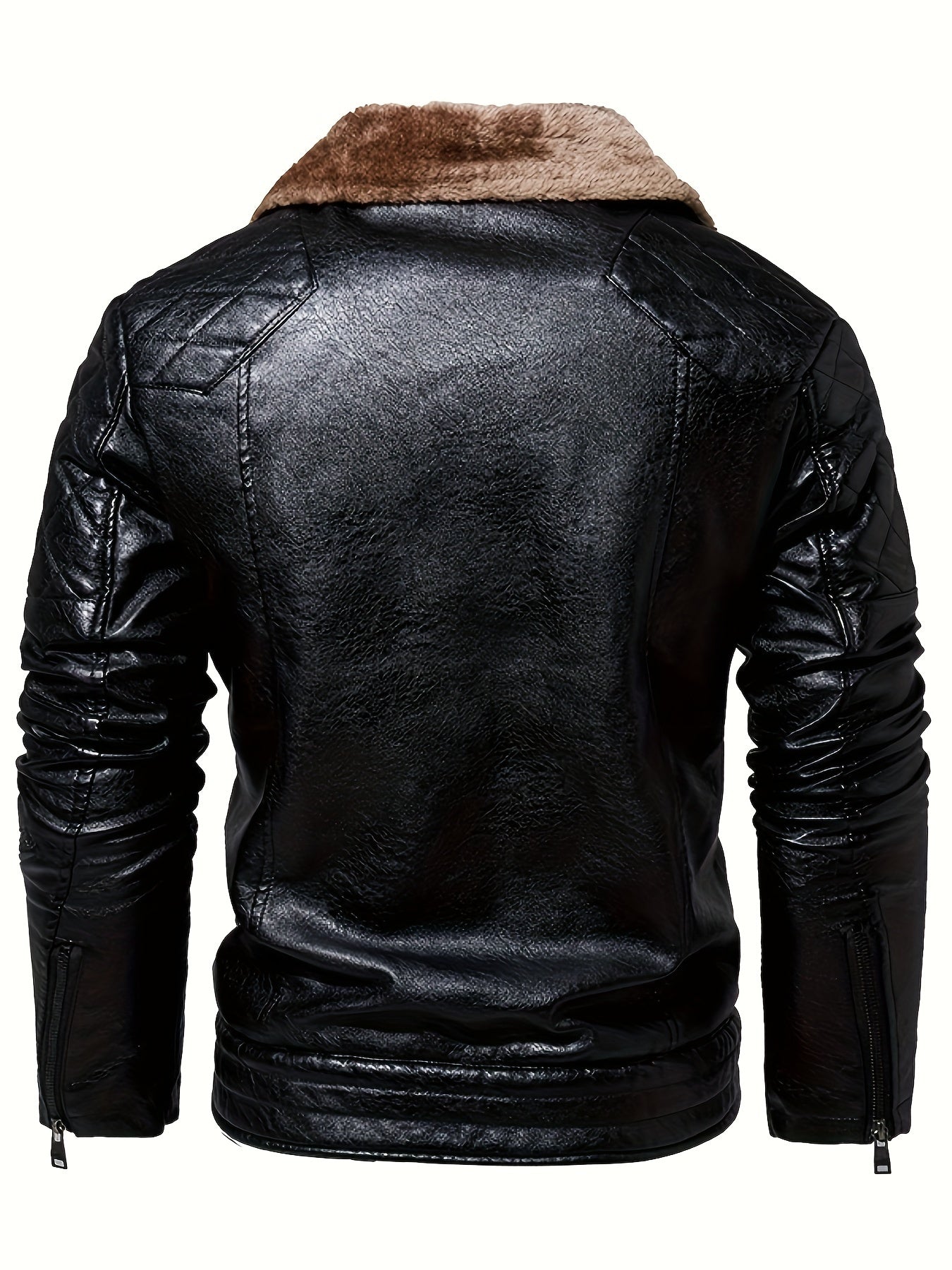 Men's Jacket, Retro Style, Men's Motorcycle Jacket, Windproof, And Warm Jacket
