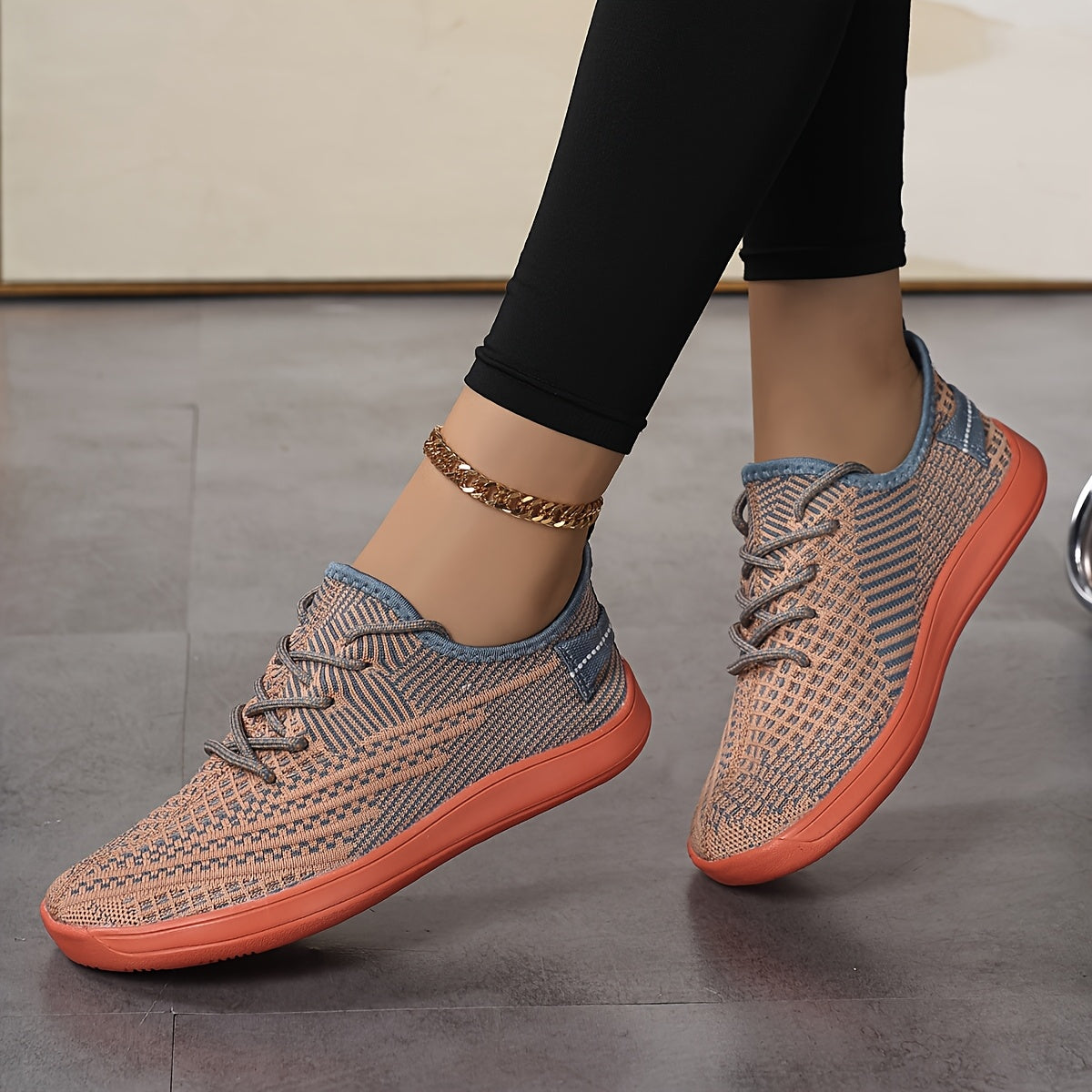 Women's Wide-Width Sneakers / Fashion Lace-Up / Casual for Wide Feet and Swollen Feet / Women Shoes Flat