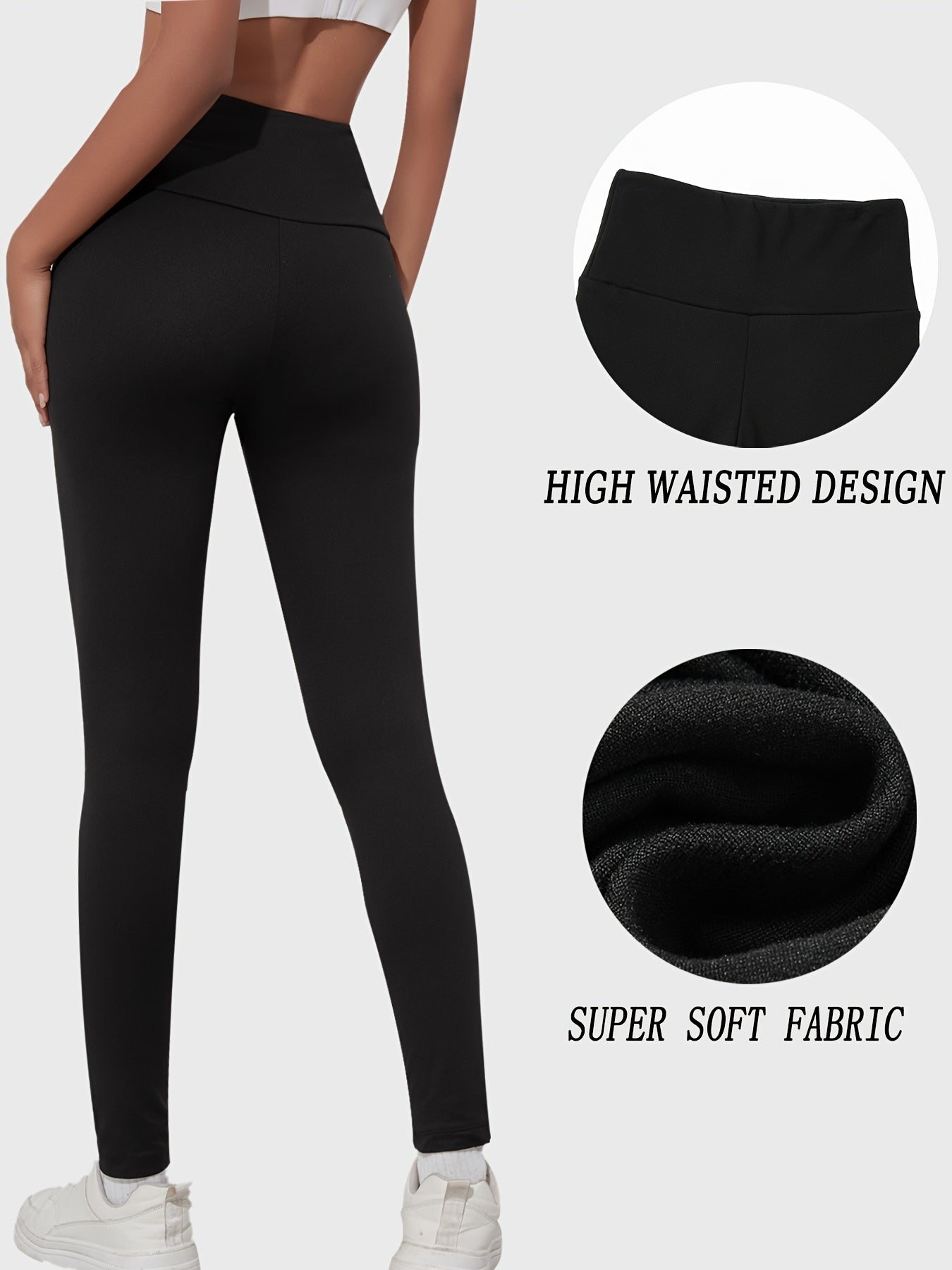 5 Pack Women's High Waisted Tummy Control Workout Leggings - Full Coverage Non-See Through Yoga Running Pants, 5 Colors (Solid), Soft Stretch Gym Athletic Pants for Postpartum & Body Contouring, Multi-Use for Gym, Dance, Casu