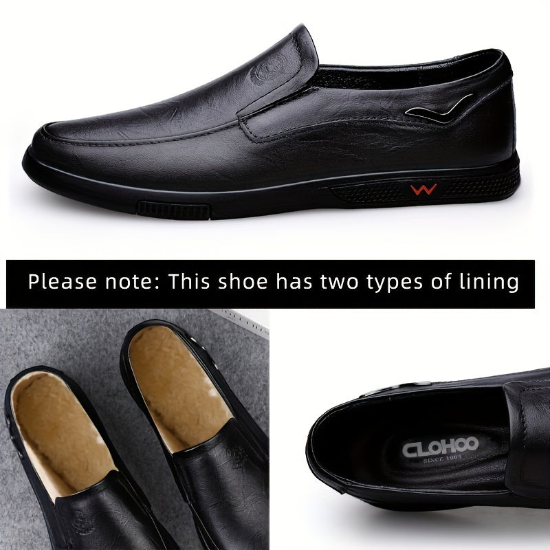 CLOHOO Men's Anti-Slip Fashion Slip-On Casual Shoes