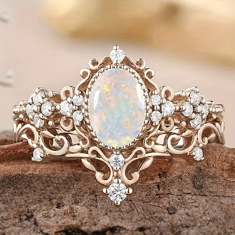 9pcs Fashionable Synthetic Synthetic Synthetic Zircon Teenager'S Engagement And Wedding Set Rings, Various Styles, Styles, Internet Celebrities, Goddesses, Girls, Perfect Wear, Noble Gifts, Etc, For Teenager, For Teenager
