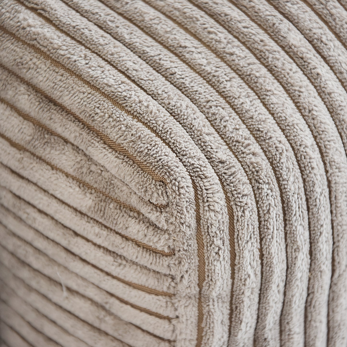 Cloud Couch Modular Sectional Sofa, 102inch L Shaped Sofa with Ottoman, Brown 3 Seater Corduroy Couch, Convertible Sectional Sofa for Living Room, Cushion Covers Removable& Washable.