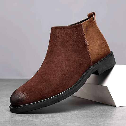 Men's autumn and winter new British style retro work short boots versatile fashion trend business casual shoes