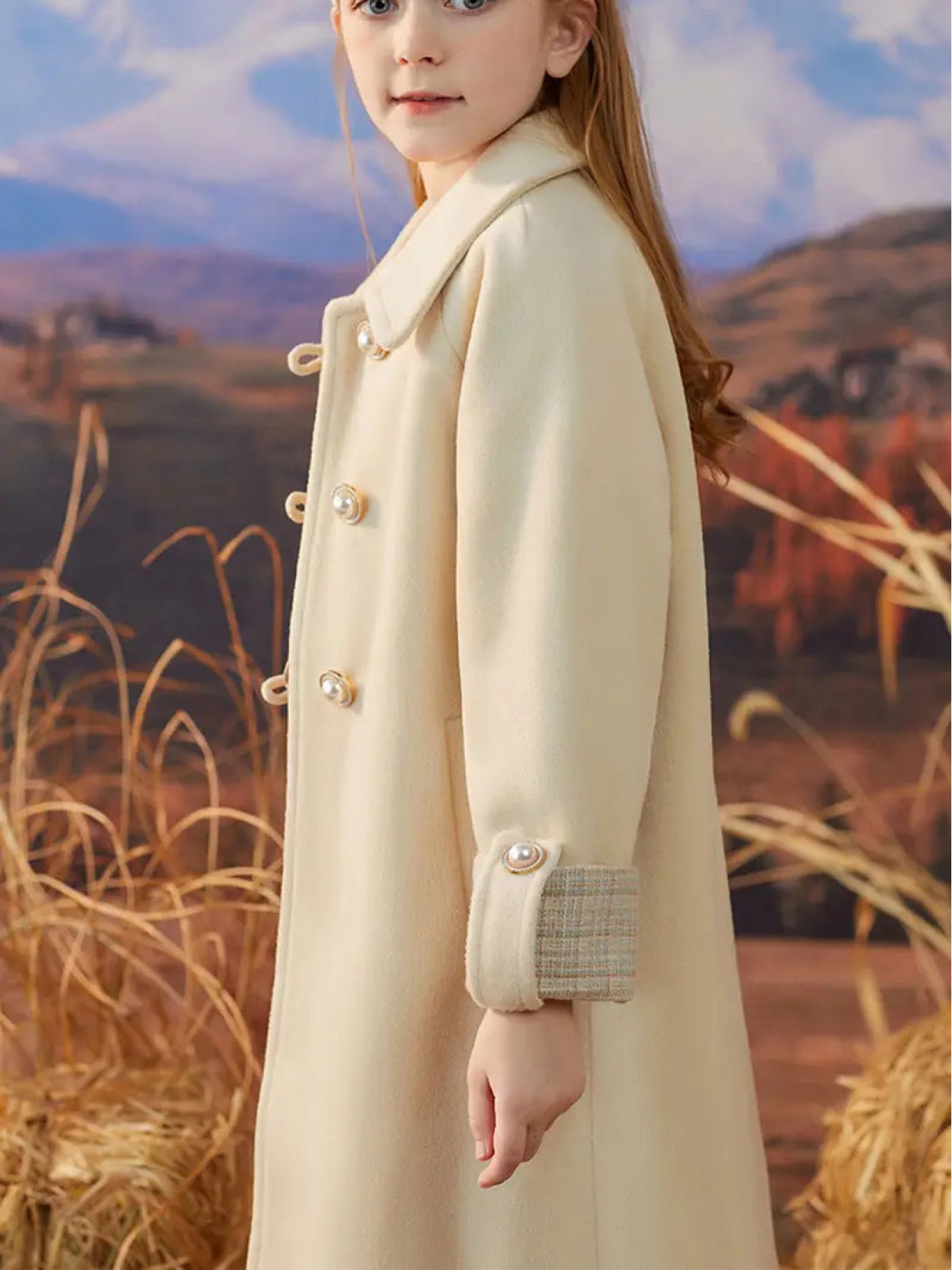 Clothing, Girls' Clothing, Clothing, Teen Girl Clothing, Girls' Fall Winter Clothing, Girls' Outfits. New Girls' Long Plush Coat, Kids' Warm Thick Plush Jacket. Pairs Well With Dresses Or Pants For An Elegant Look.