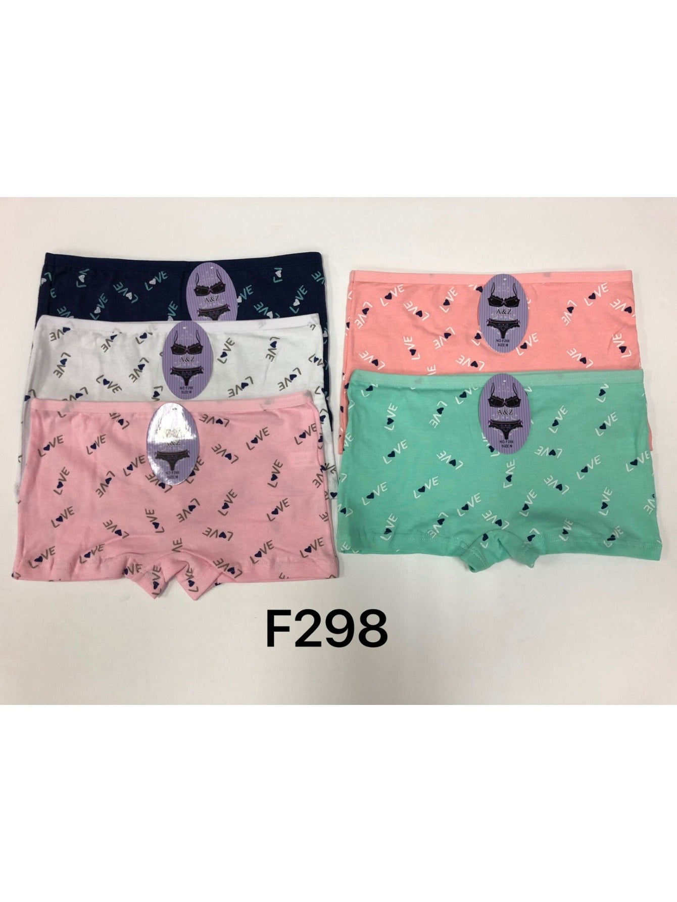 Random 5 Womens Boyshorts Panties Briefs 95% Cotton, 5% Spandex Hipster Bikini Underwear