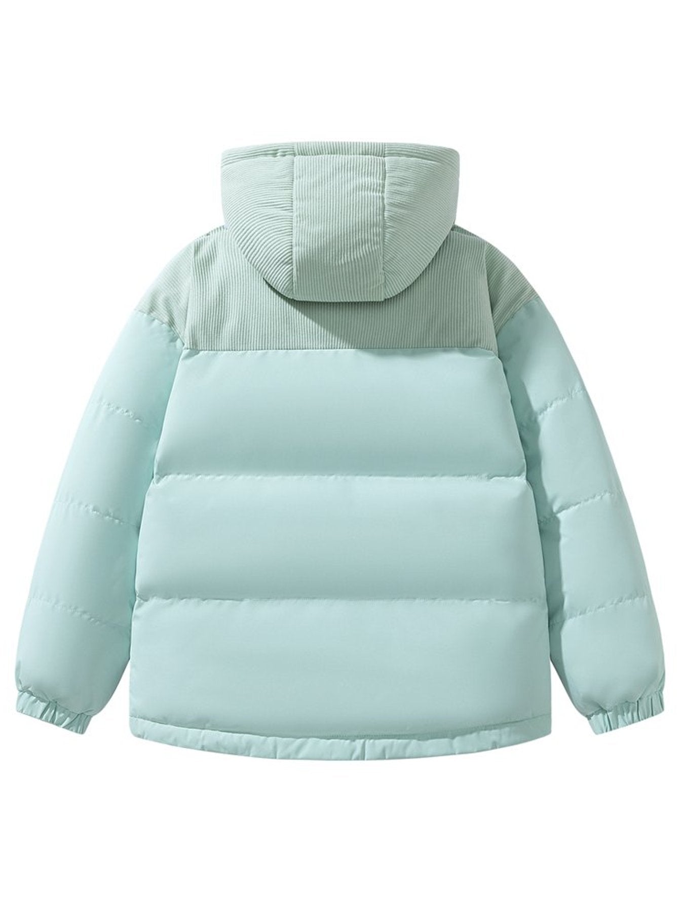 2025 New Winter Warmth-Resistant Coat | Thick Casual Fashionable Hooded Jacket with Zipper, Fiber, Regular Length, Long Sleeves