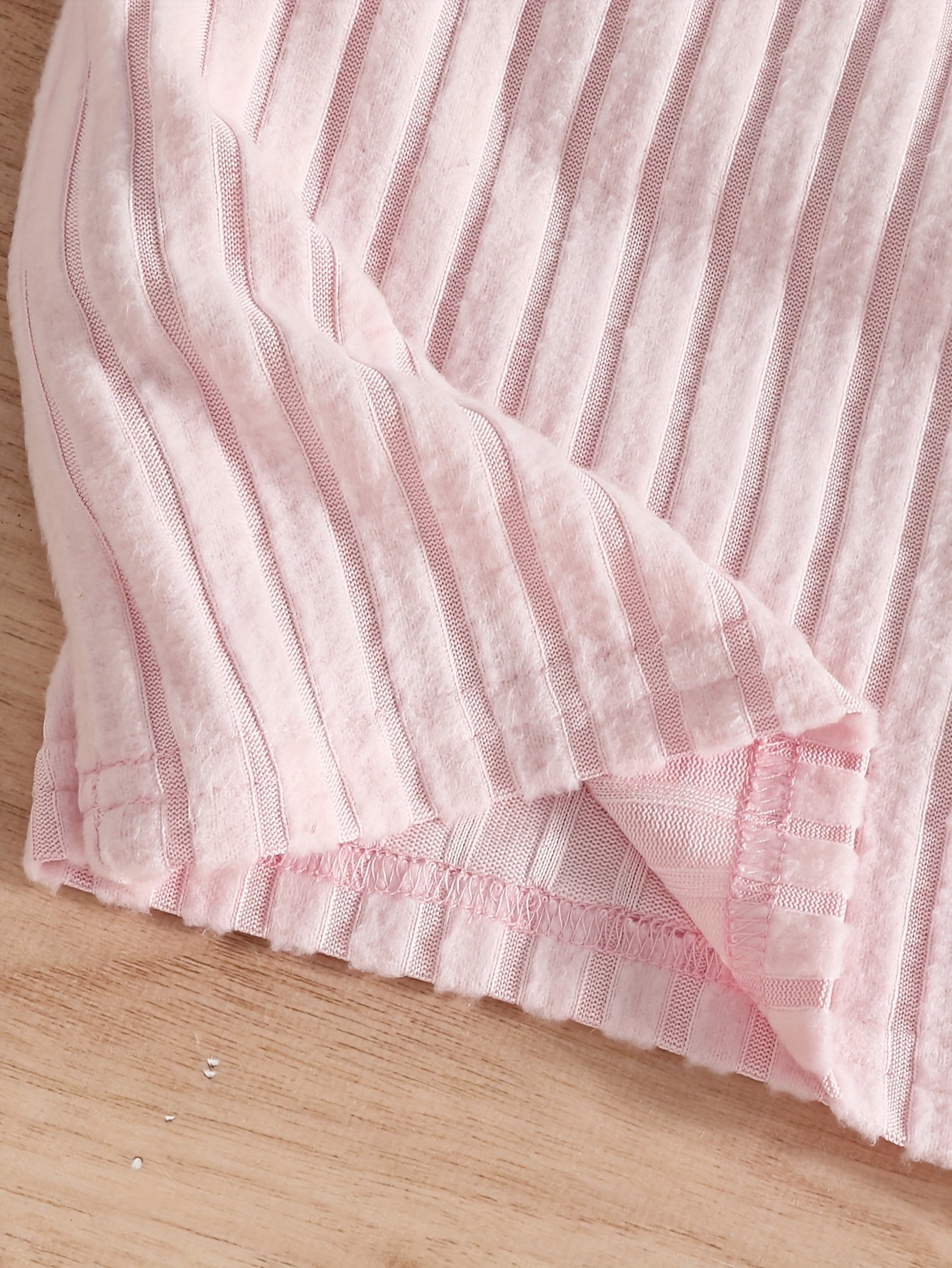 [Girls' Casual Sportswear Set] 10pcs Girls' Casual Sportswear Set with Solid Ribbed Long Sleeve Shirts and Flared Pants, Suitable for Daily Wear, Outdoor Activities, and Dance, Perfect for Outdoor