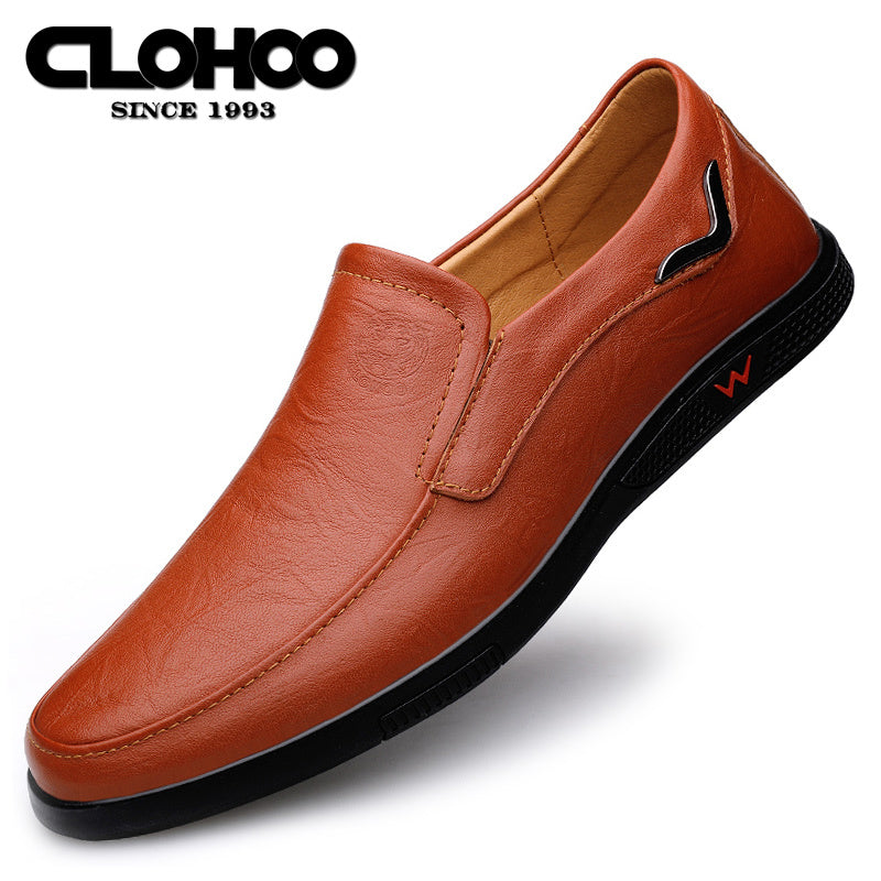 CLOHOO Men's Anti-Slip Fashion Slip-On Casual Shoes