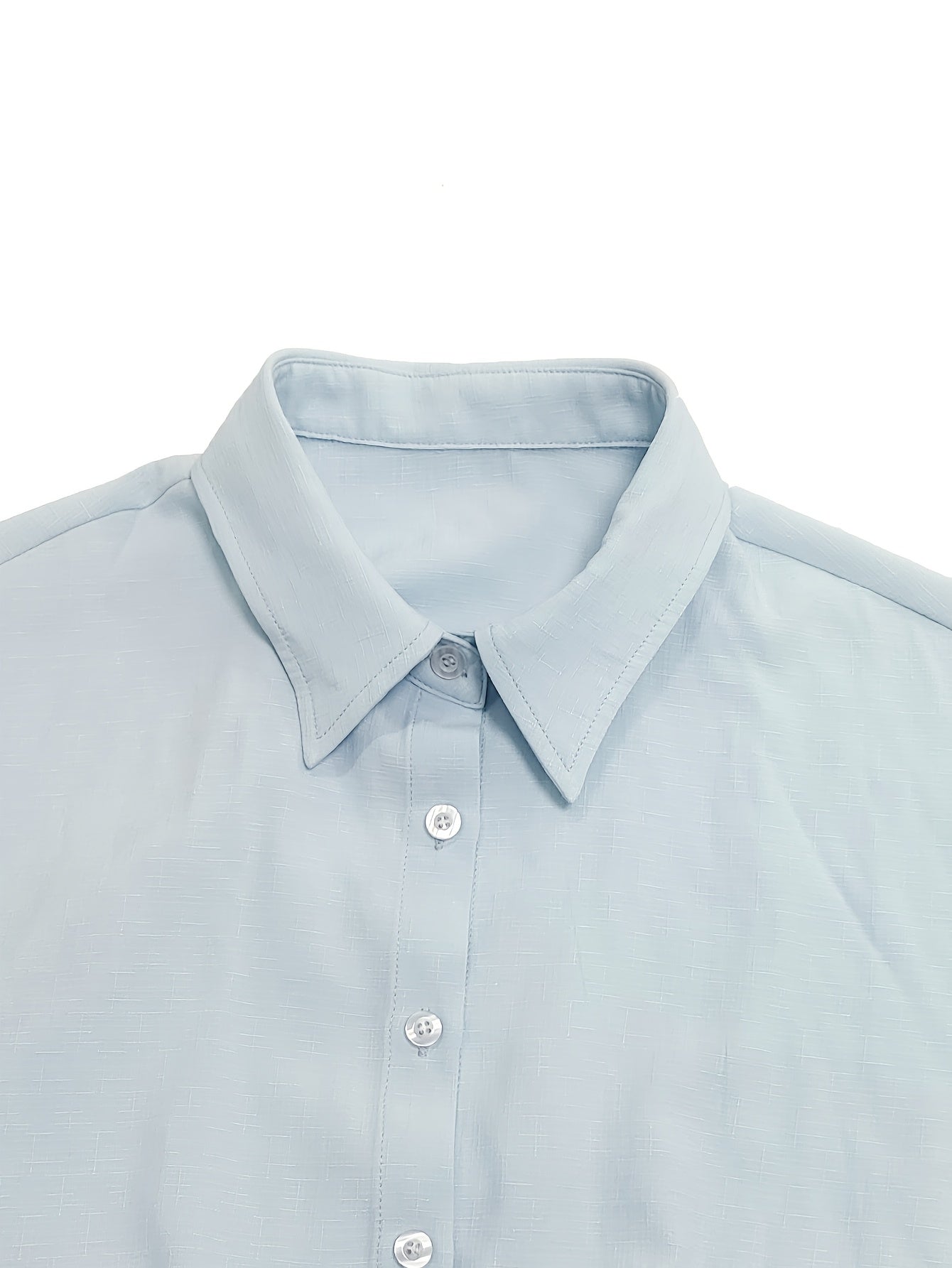 Self-Directed, Elegant And Fashionable Solid Color Shirt And Skirt Set for Spring And Summer