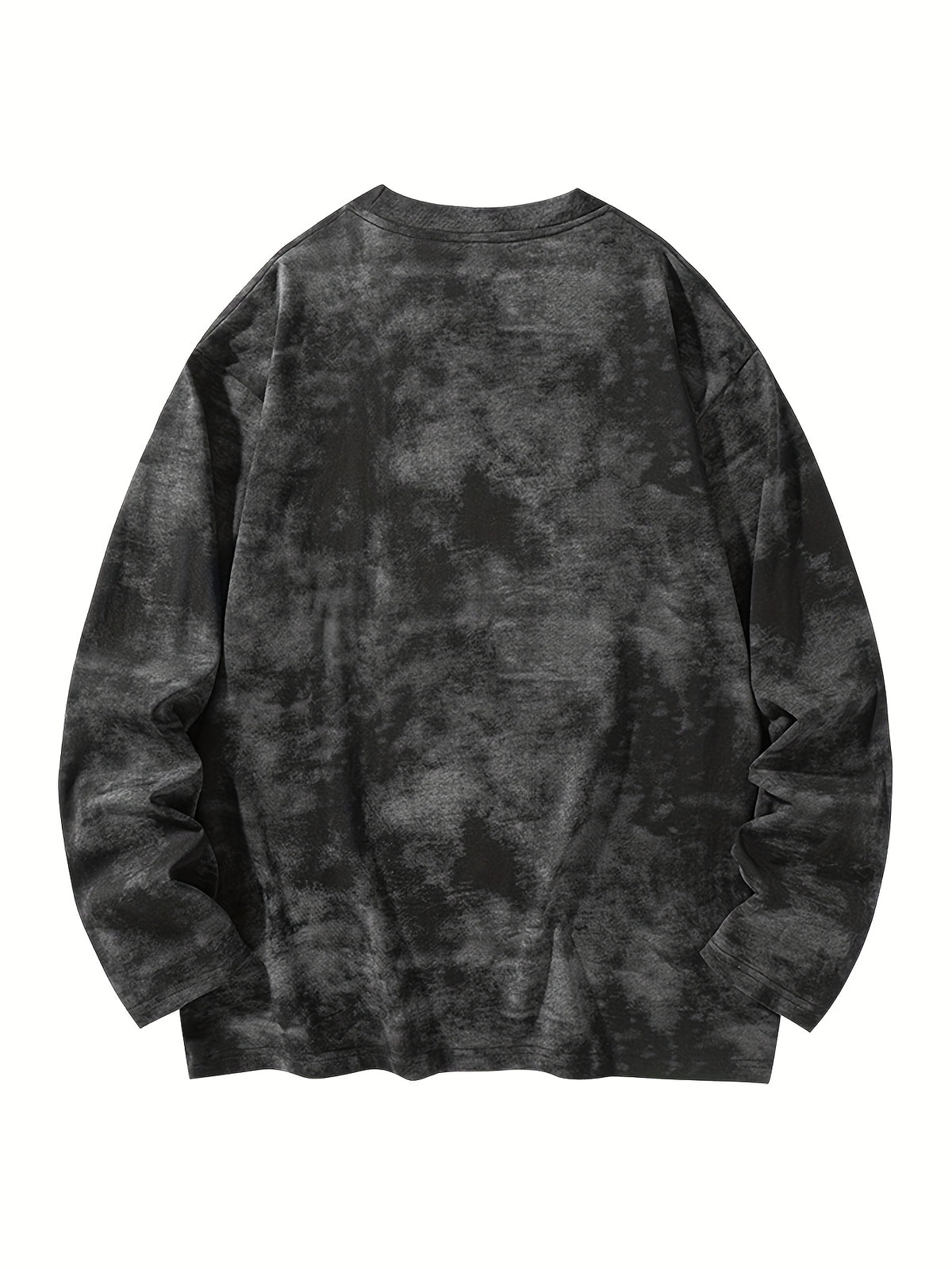 Men'S Trendy Loose Tie Dye Long Sleeved Hoodie with Unique Style And Exquisite Detail Fabric Brings Ultimate Comfort, Suitable for Casual Strolls, Friend Gatherings And Other Relaxed Occasions